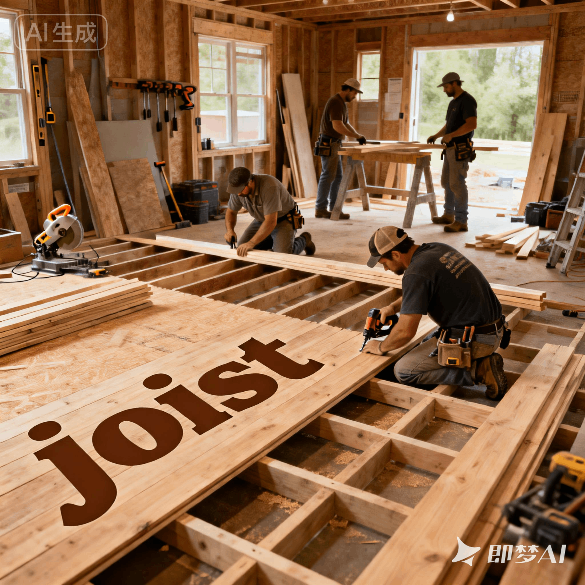 joist是什么意思_joist怎么读_音标dʒɒɪst