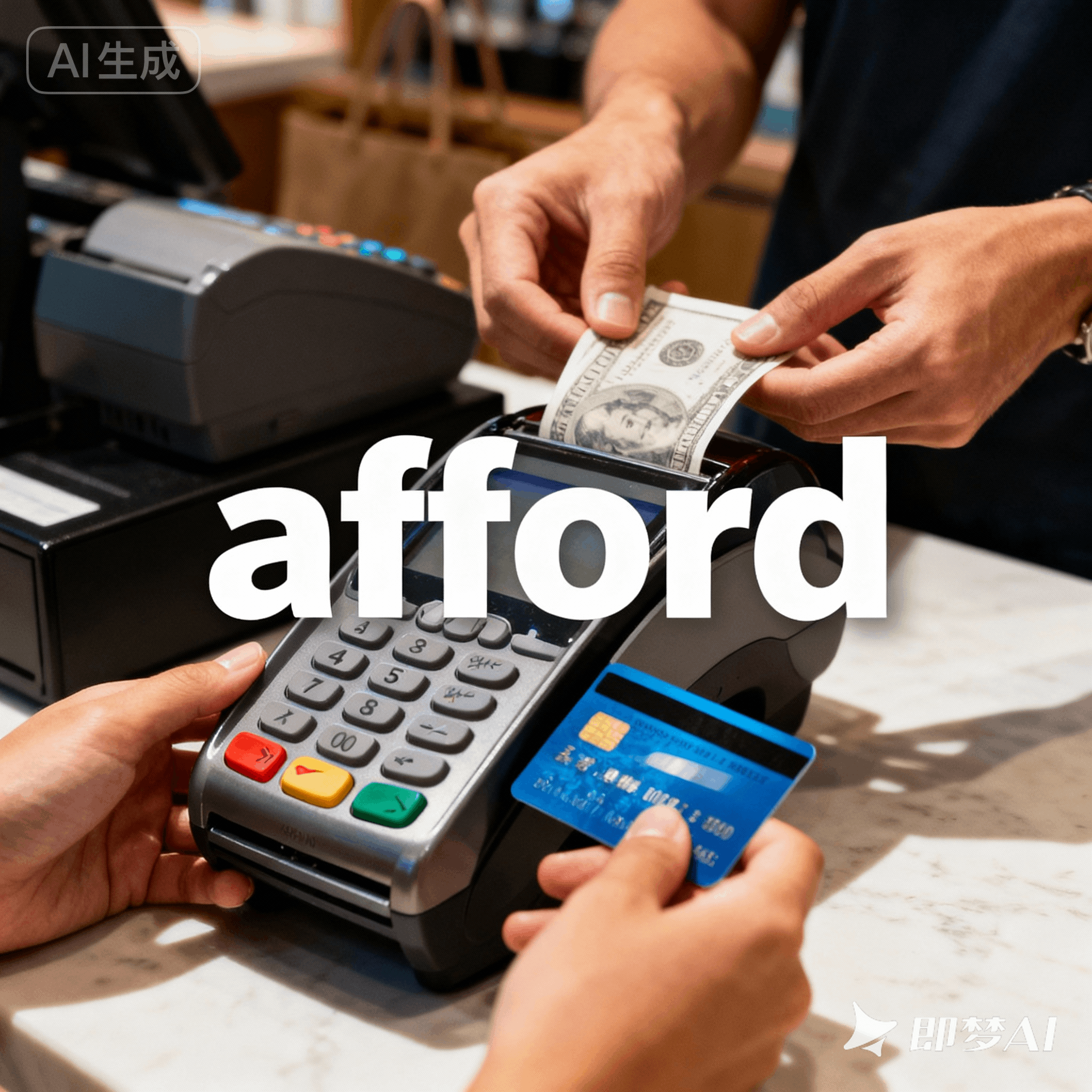 afford是什么意思_afford怎么读_音标ə'fɔ-d