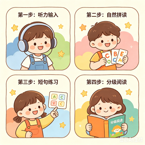 七岁孩子学英语怎么入门