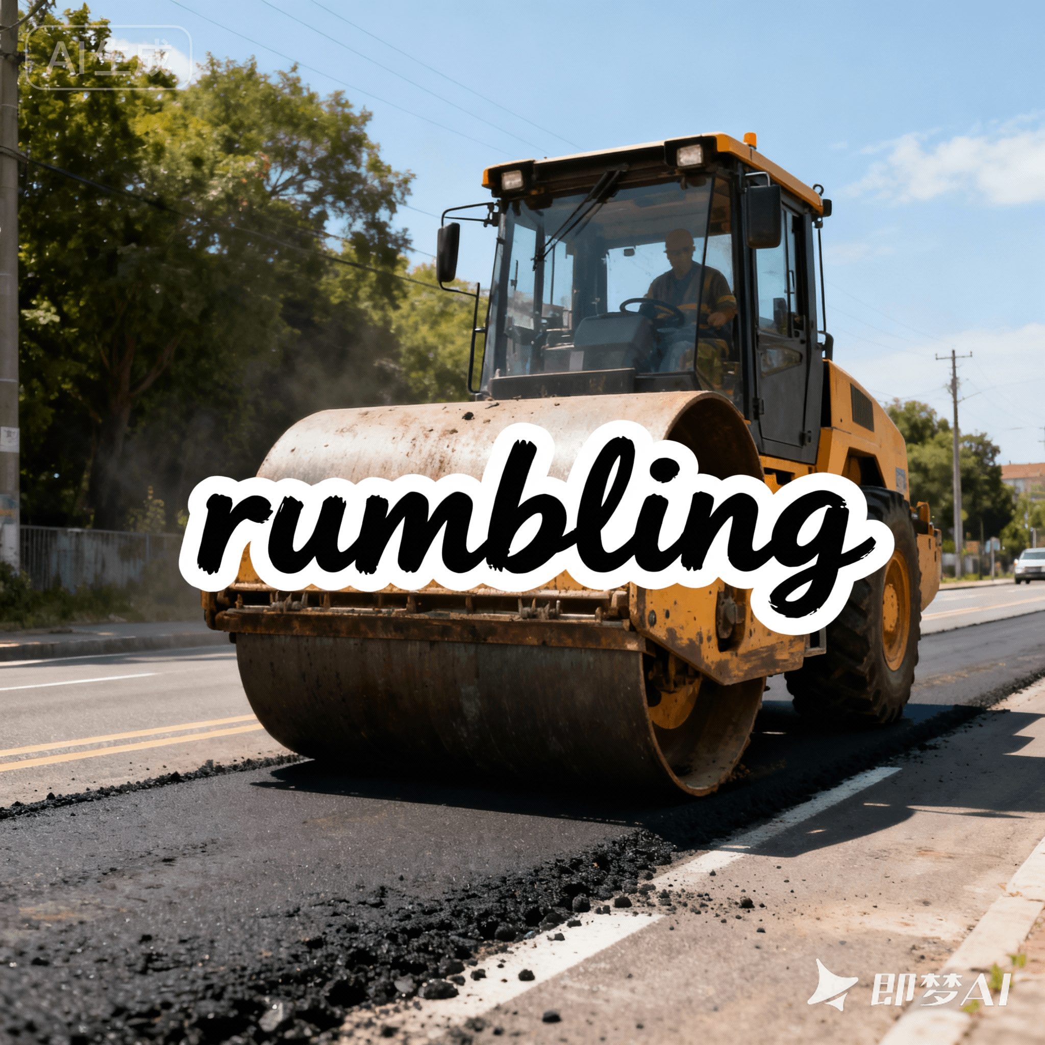 rumbling是什么意思_rumbling怎么读_音标'rʌmb(ә)liŋ