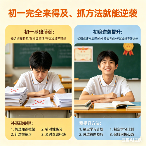 初一英语不好还能补救回来吗