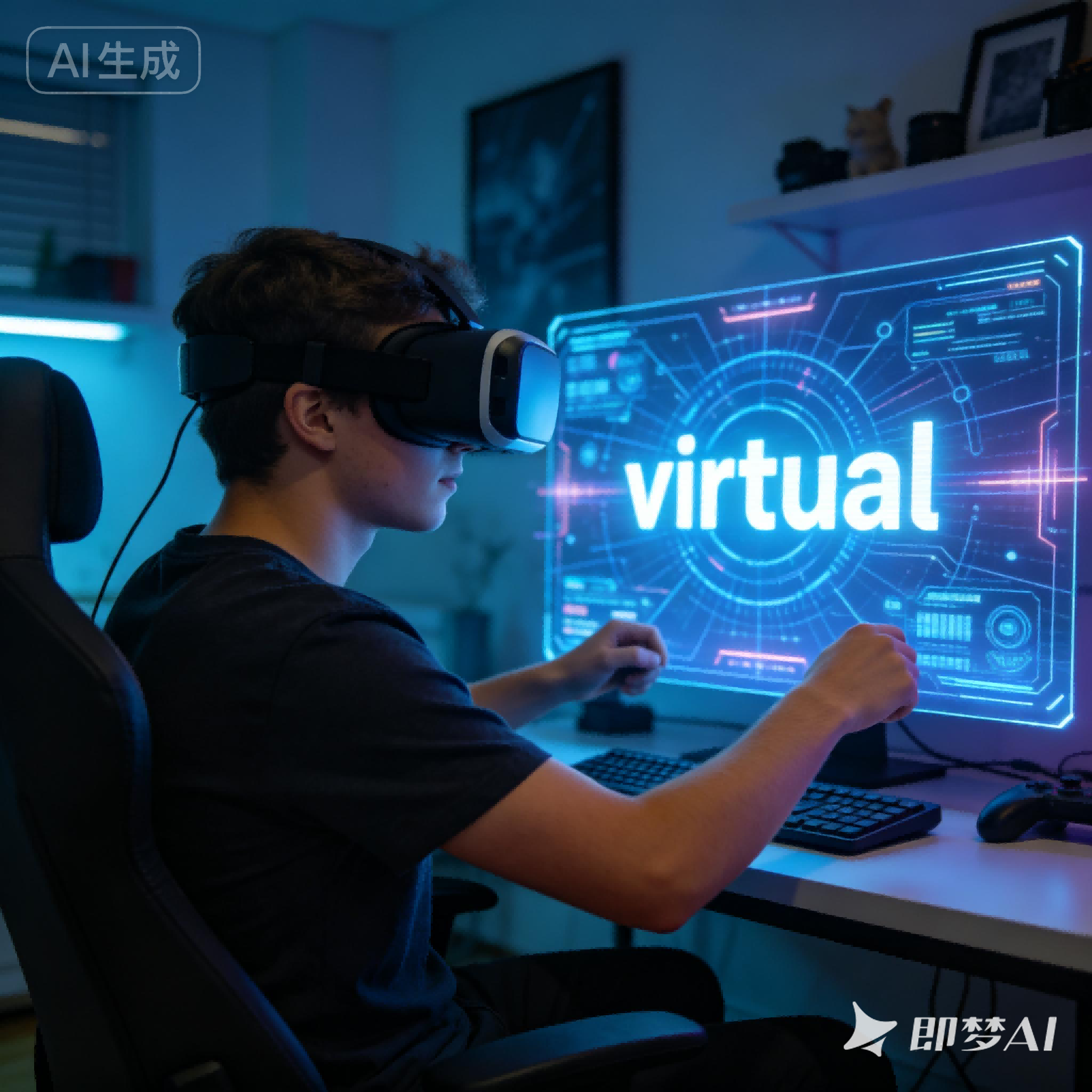 virtual是什么意思_virtual怎么读_音标ˈvɜ-tʃuəl