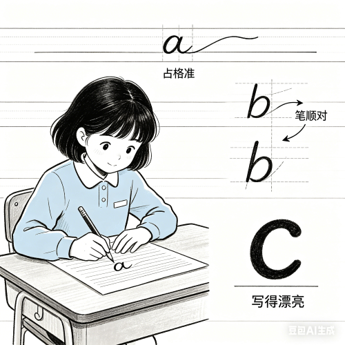 三年级英语字母书写规范详解
