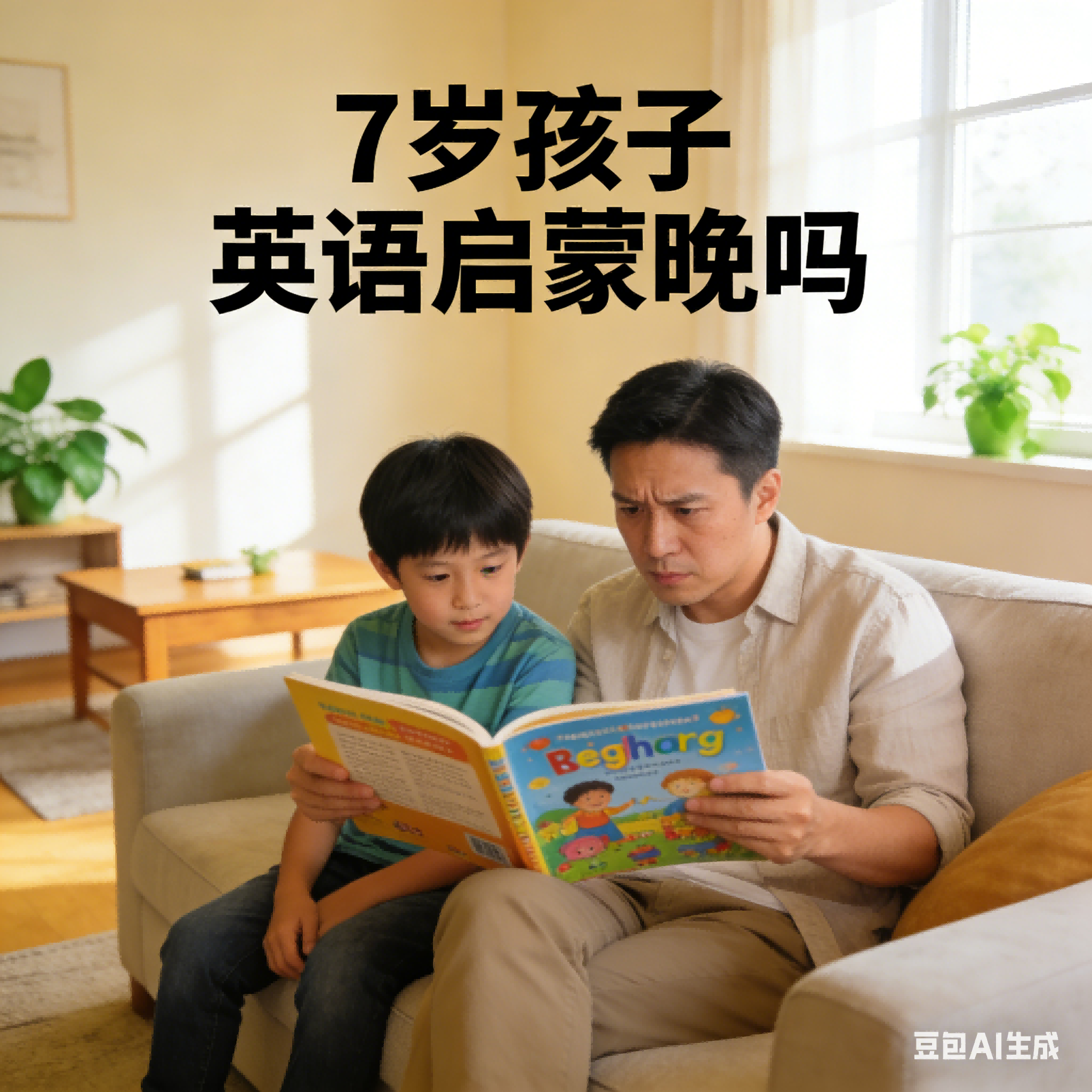 7岁孩子英语启蒙晚吗