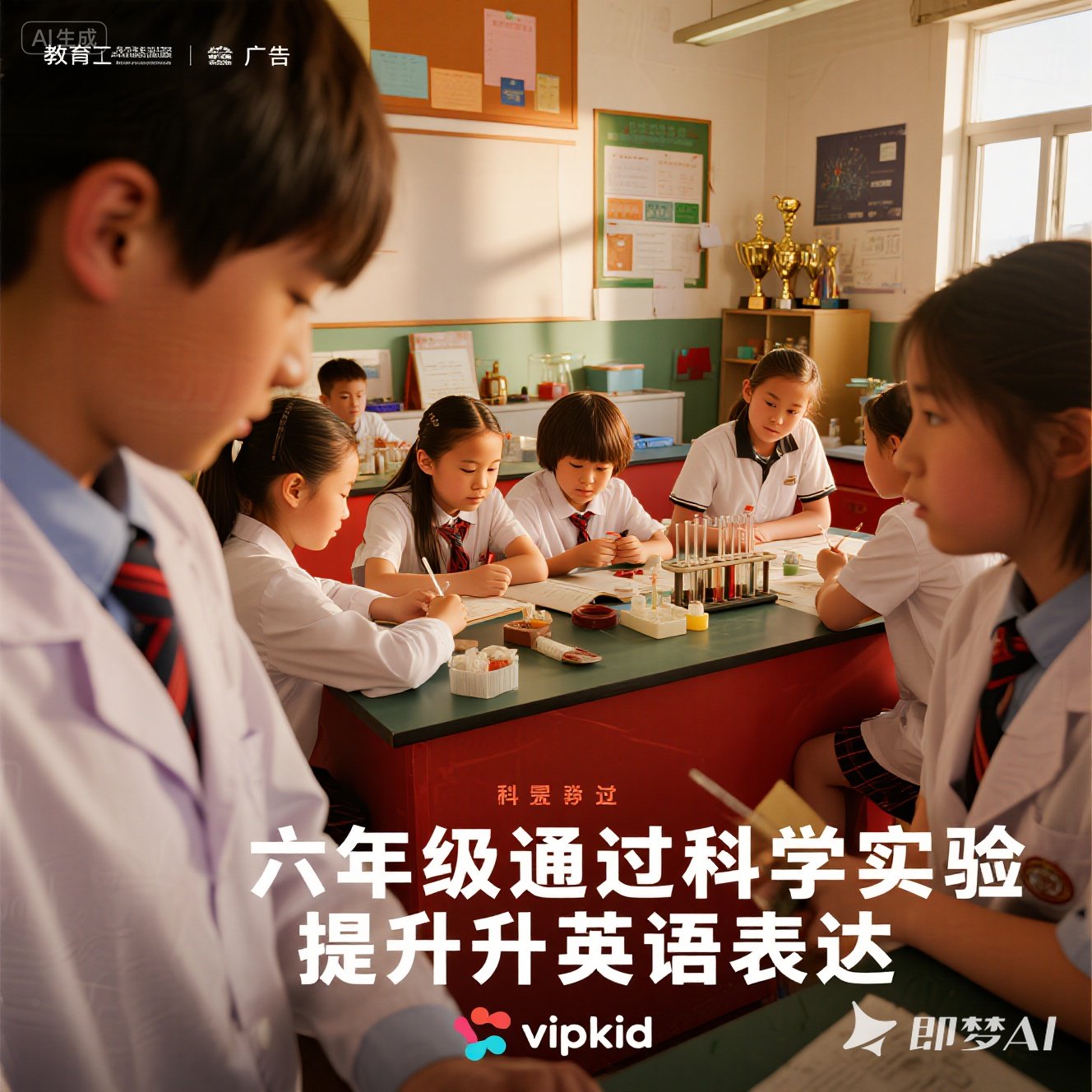 六年级英语科学实验英语表达？