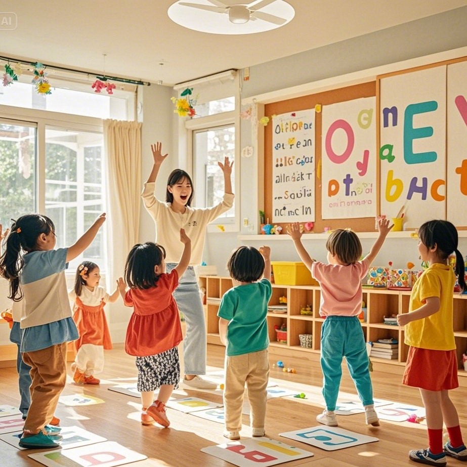 快乐学英语：少儿元音和辅音字母的趣味游戏
