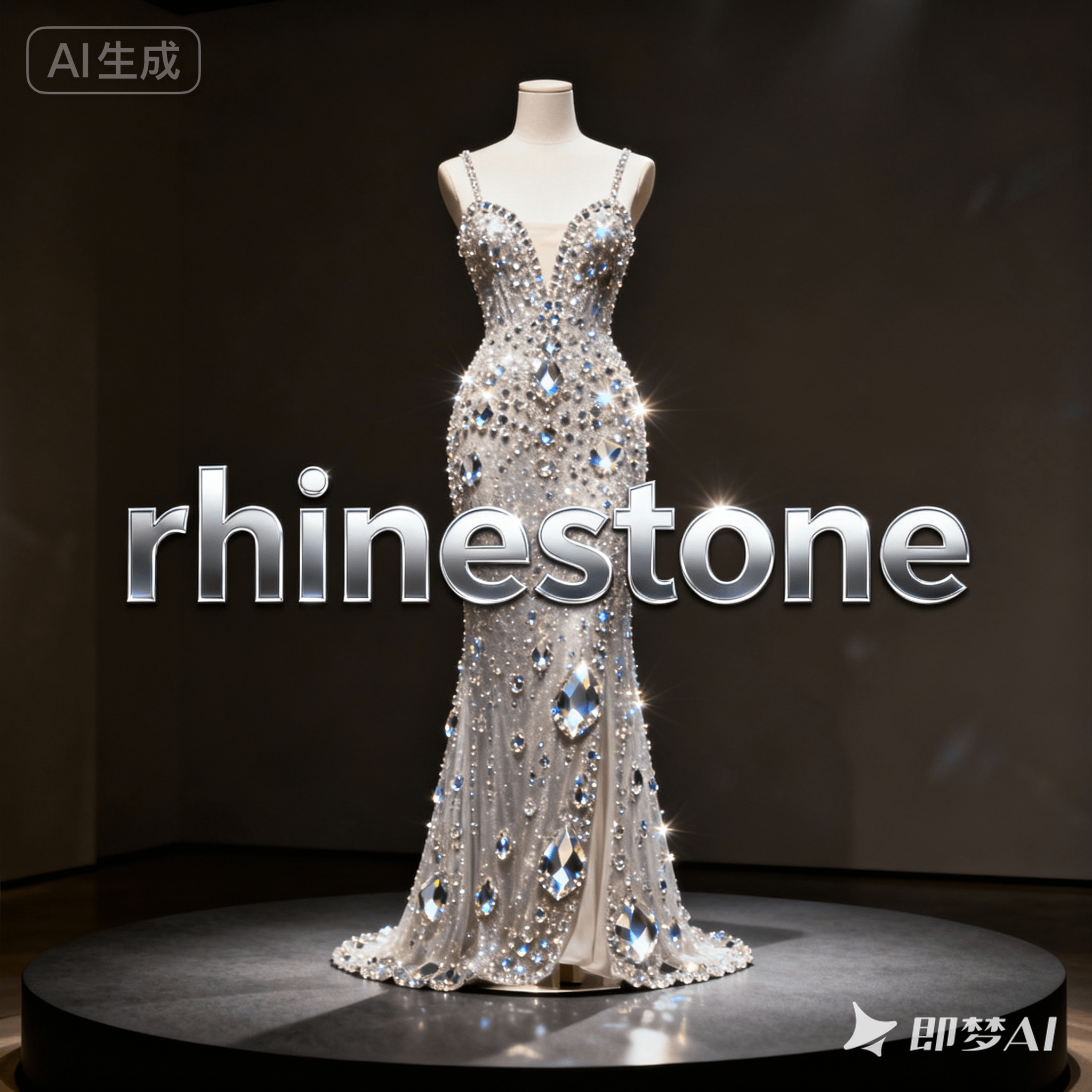 rhinestone是什么意思_rhinestone怎么读_音标'raɪnstəʊn