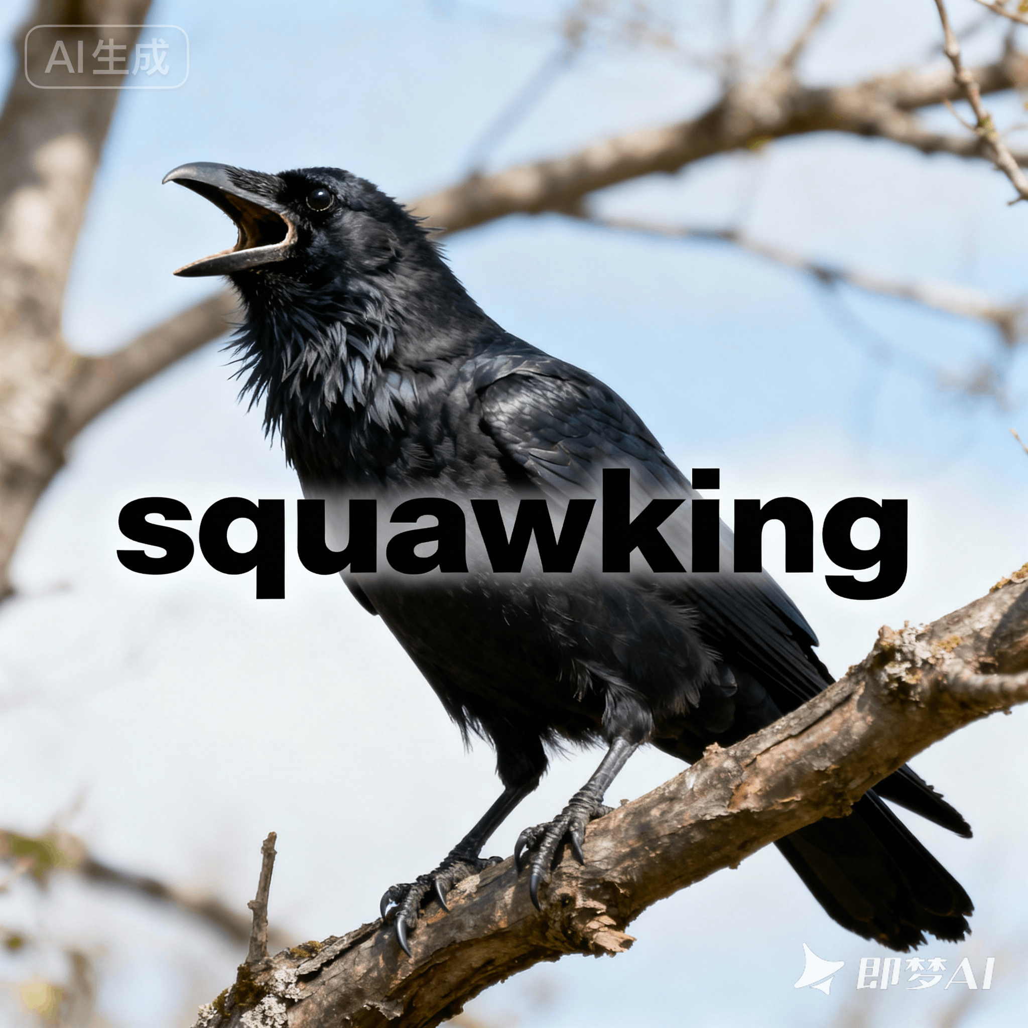 squawking是什么意思_squawking怎么读_音标skwɔ-kɪŋ