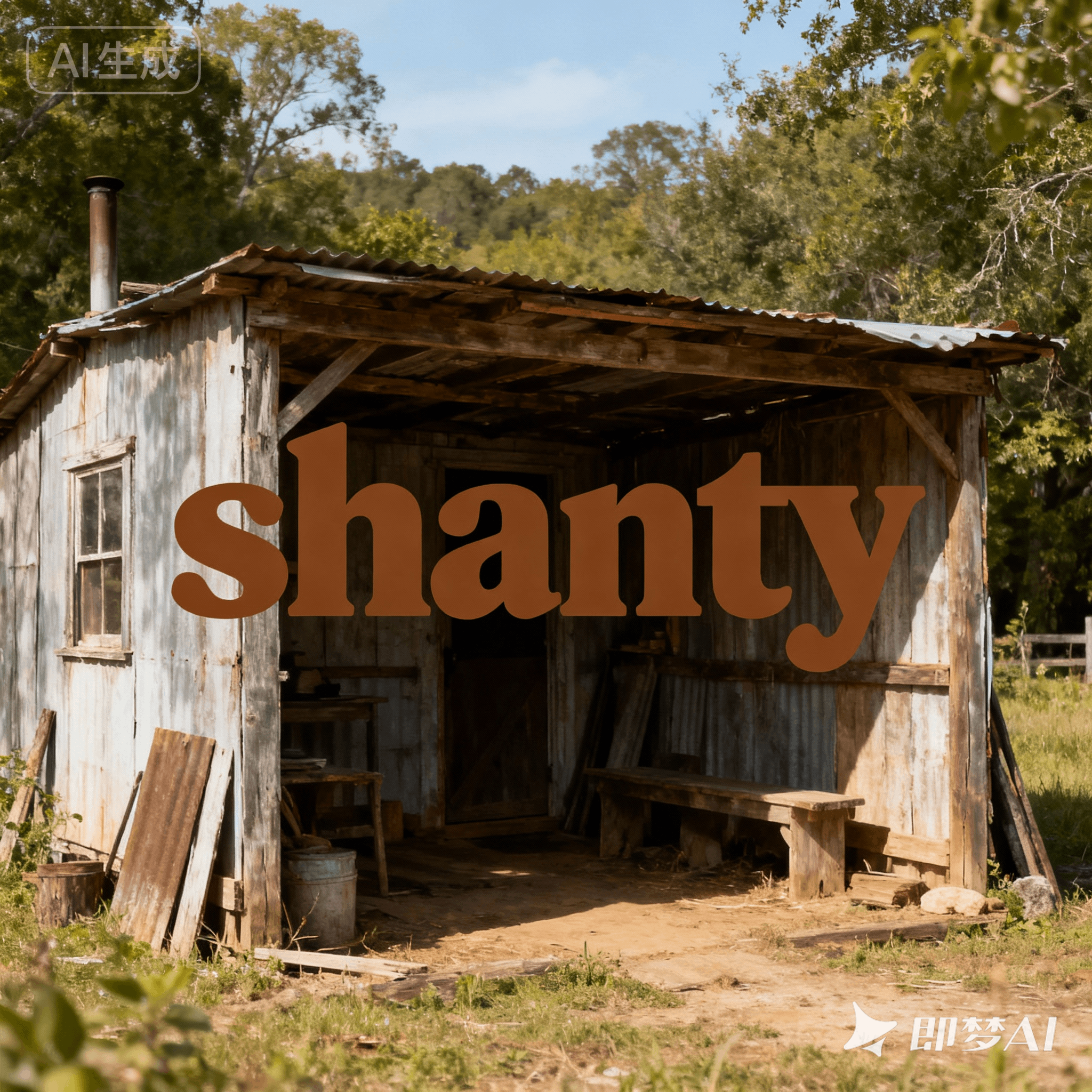 shanty是什么意思_shanty怎么读_音标'ʃæntɪ