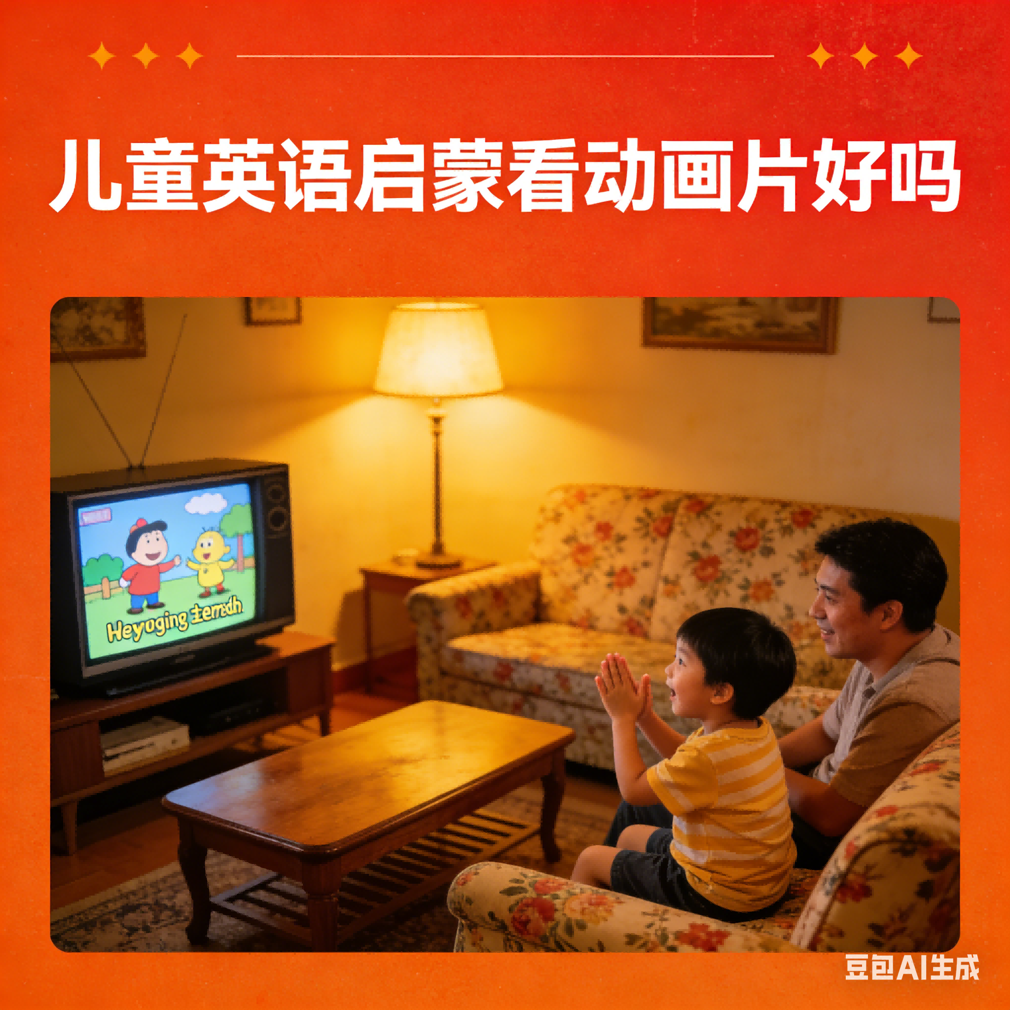 儿童英语启蒙看动画片好吗