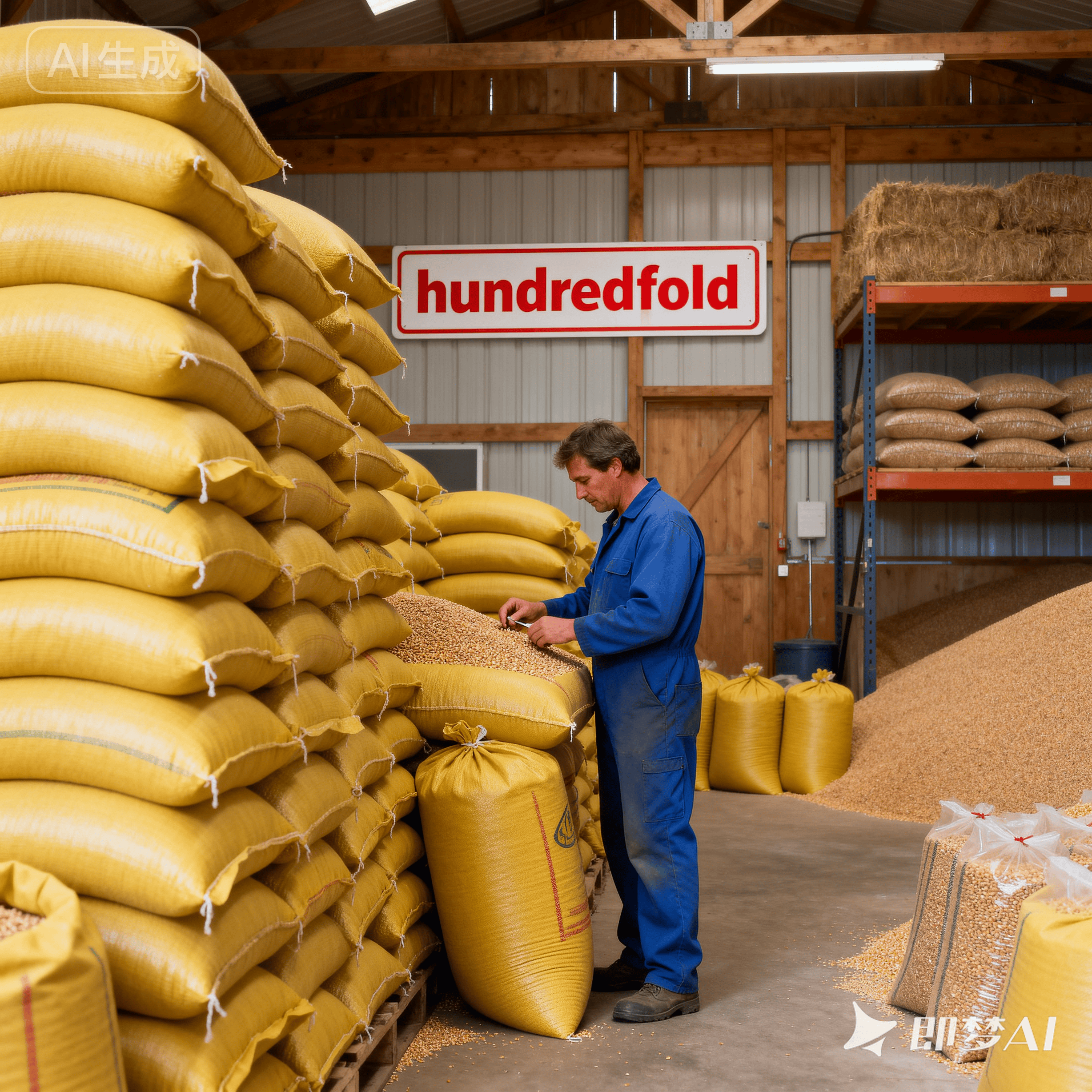 hundredfold是什么意思_hundredfold怎么读_音标'hʌndrədfəʊld