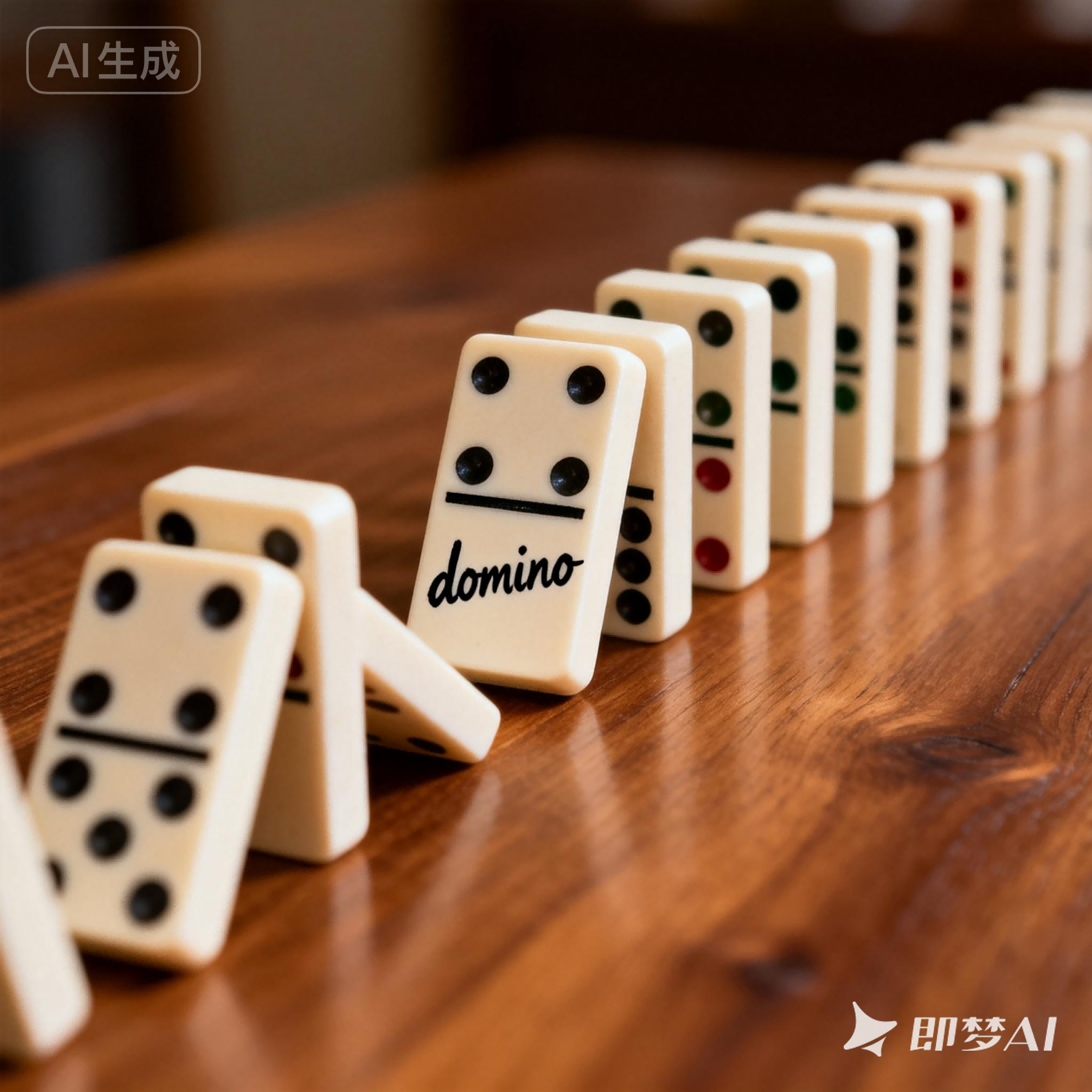 domino是什么意思_domino怎么读_音标'dɒmɪnəʊ