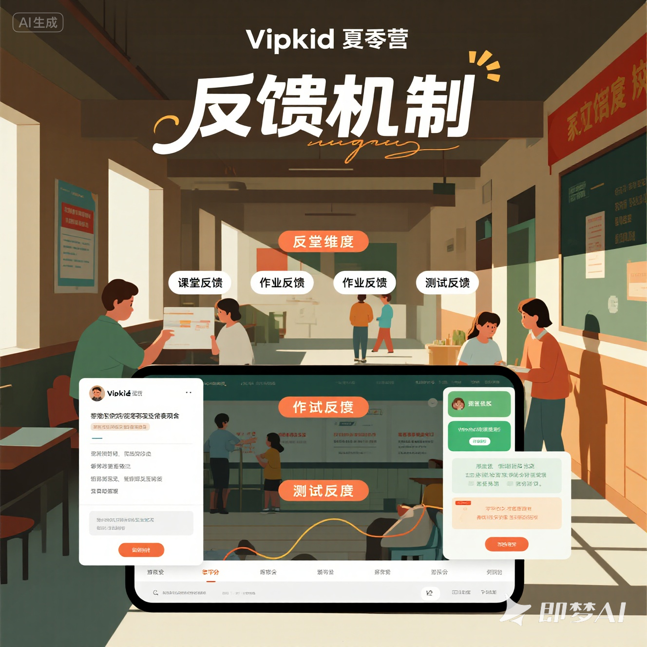 英语夏令营的学习反馈及时吗？
