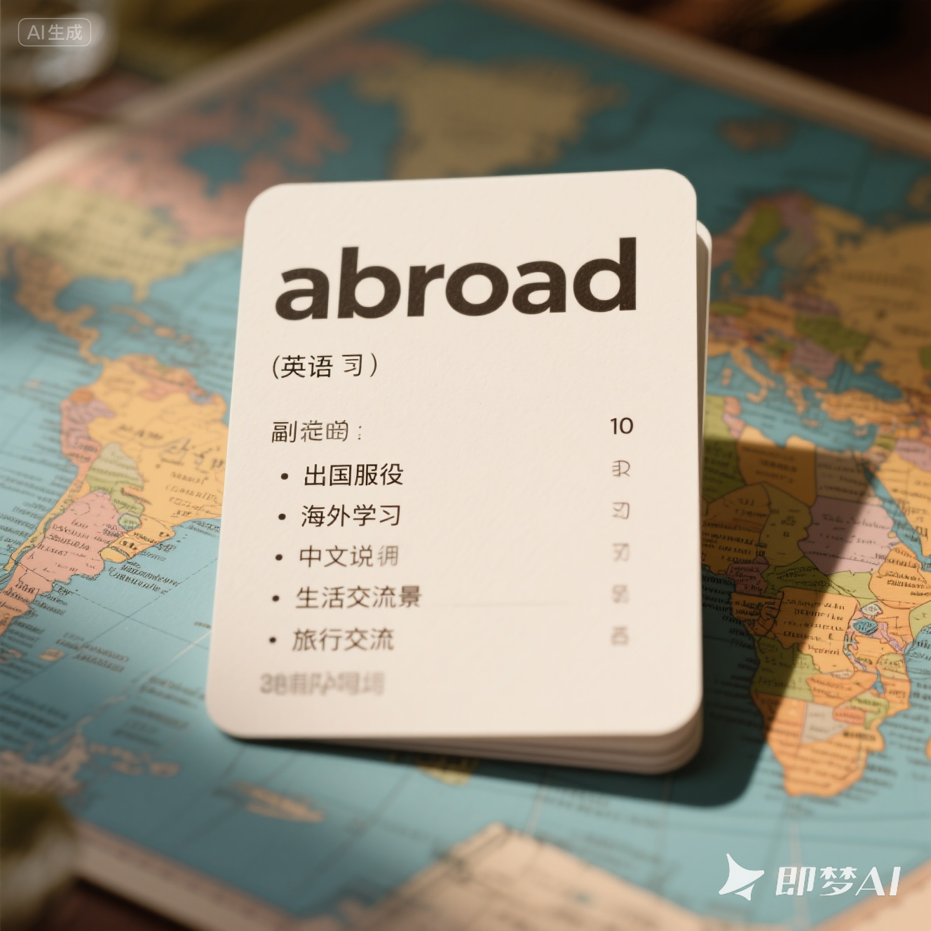 abroad 是什么意思_abroad 怎么读_音标əˈbrɔ-d
