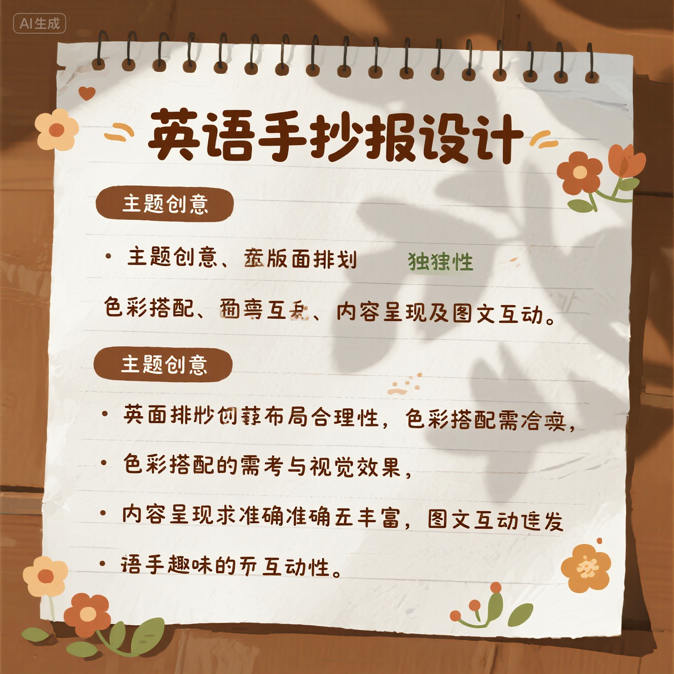 英语手抄报的设计要点有哪些？