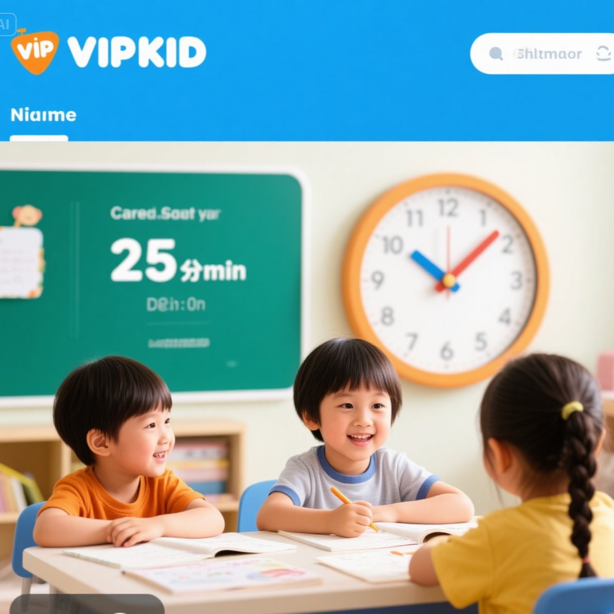 比较 VIPKID 和 DaDa 英语的课程时长？