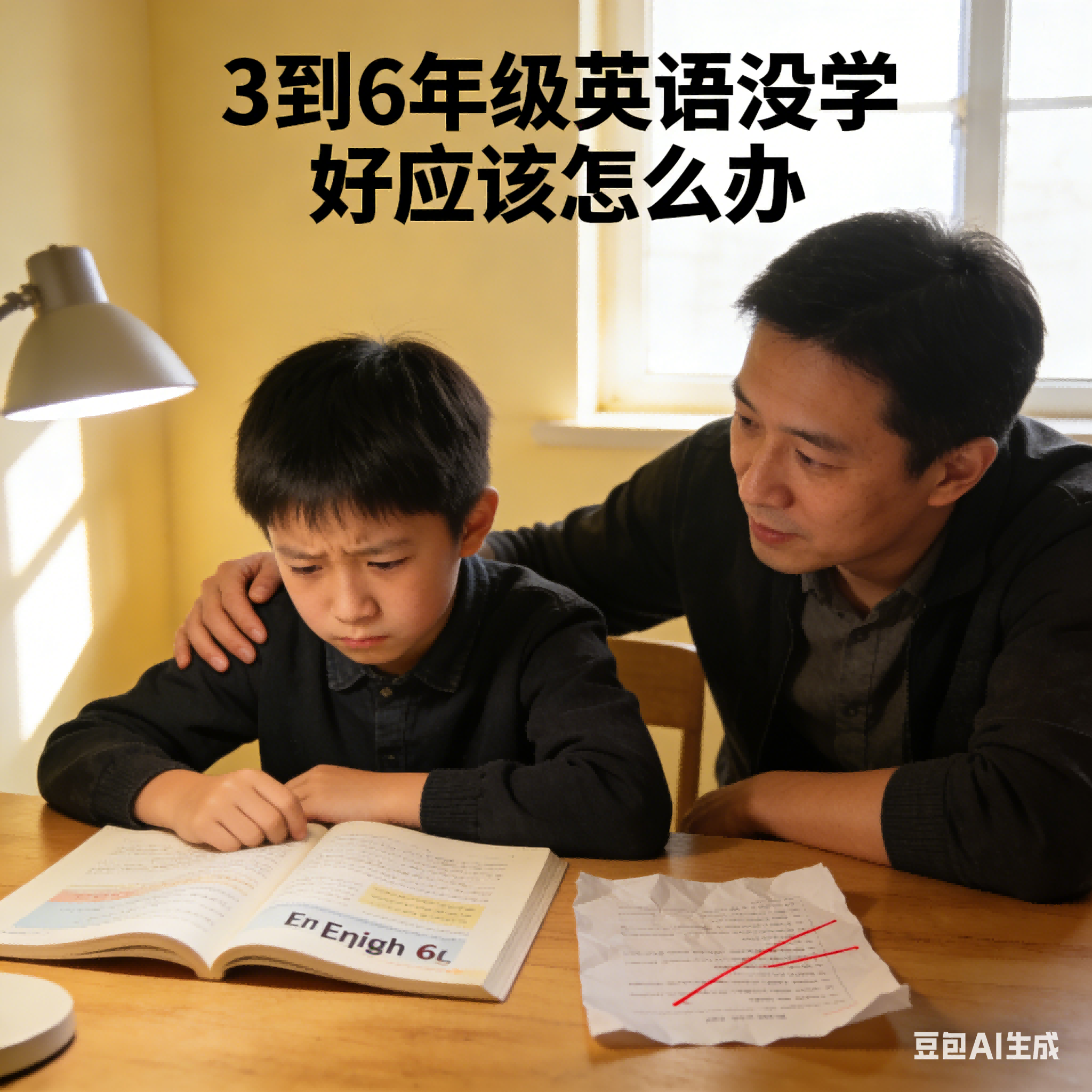 3到6年级英语没学好应该怎么办