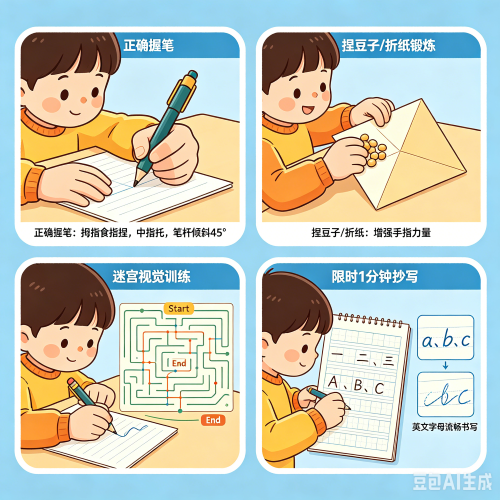 怎么提高孩子的写字速度