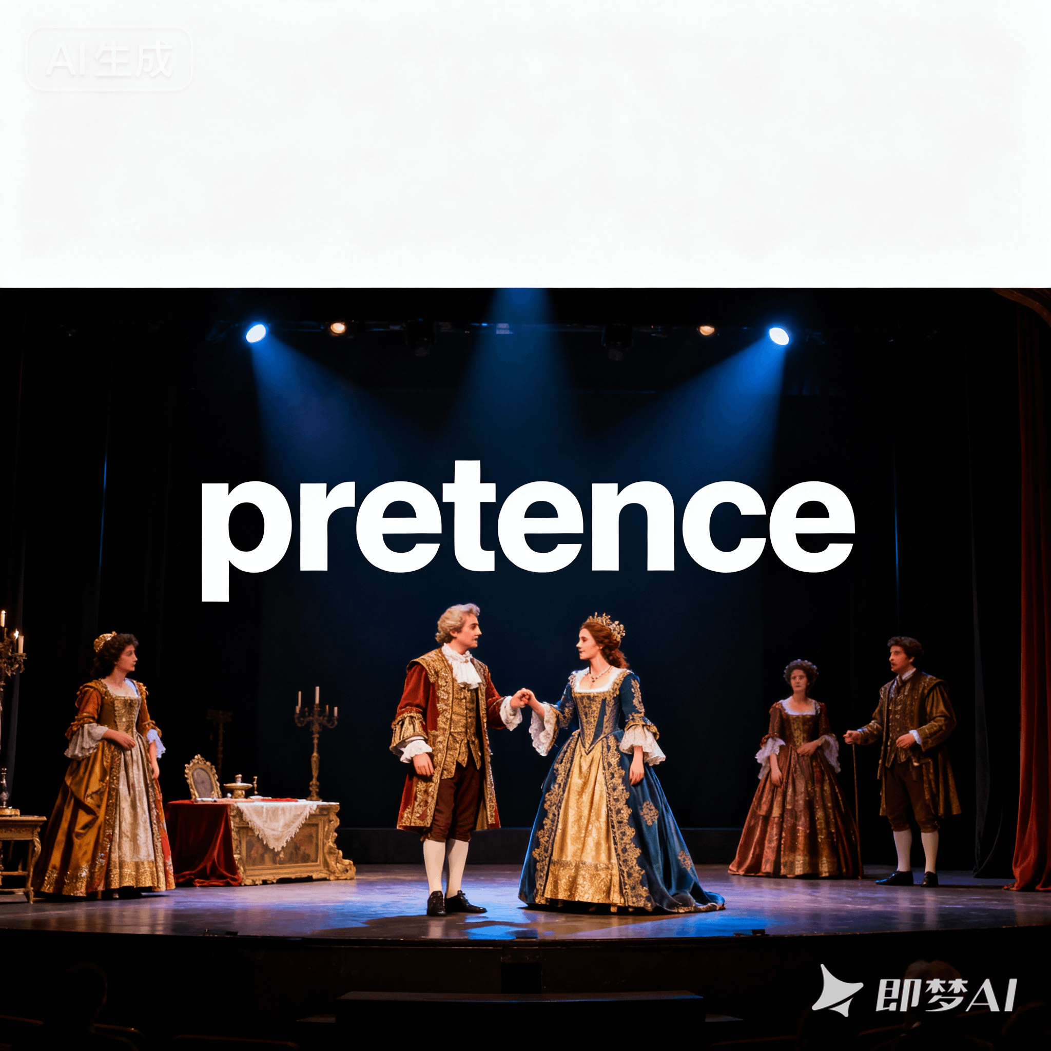 pretence是什么意思_pretence怎么读_音标prɪˈtens