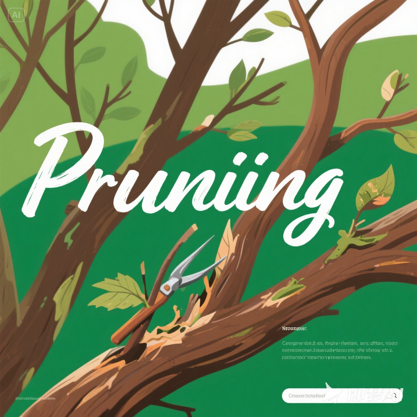 在园艺英语中 Pruning 是什么意思