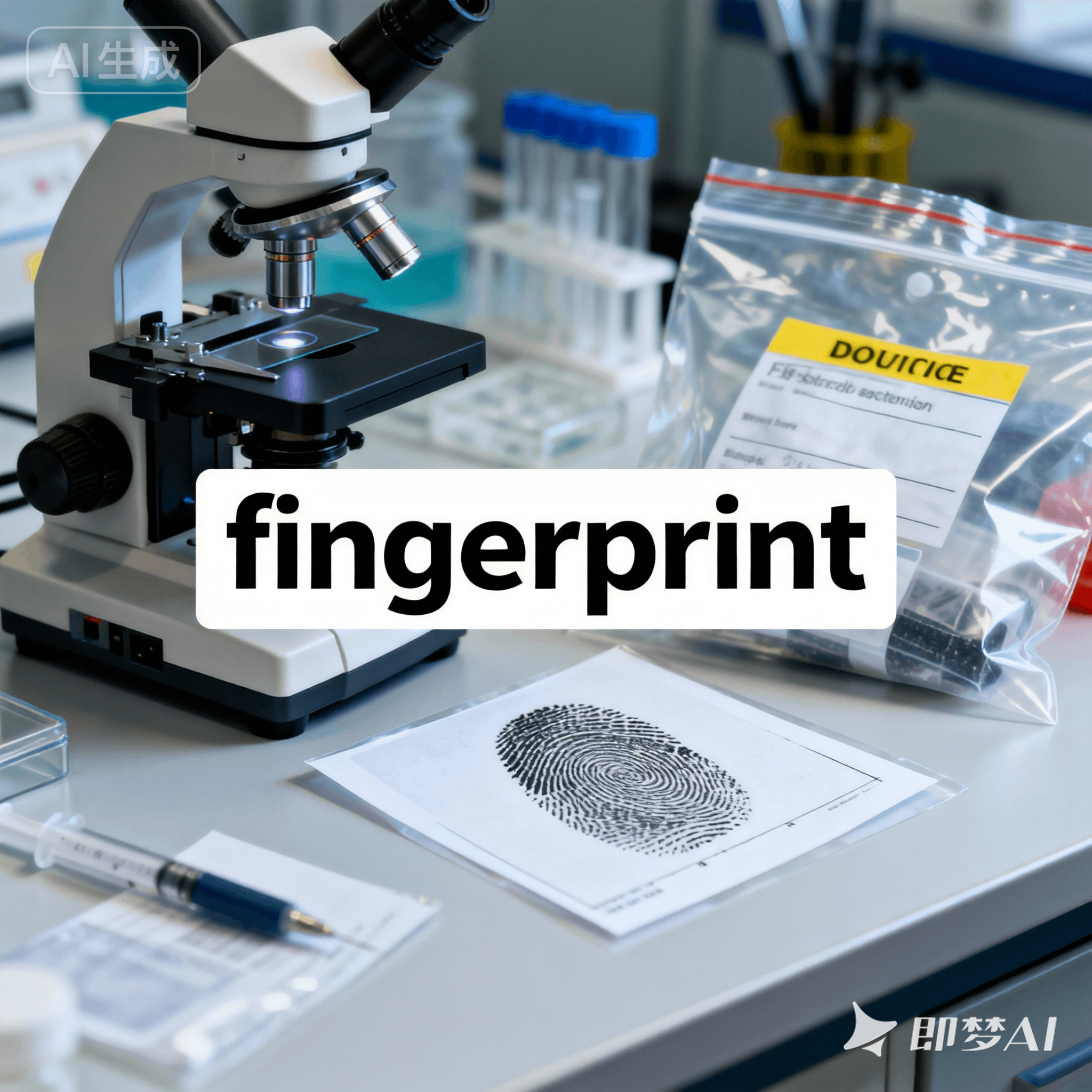 fingerprint是什么意思_fingerprint怎么读_音标'fɪŋɡəprɪnt