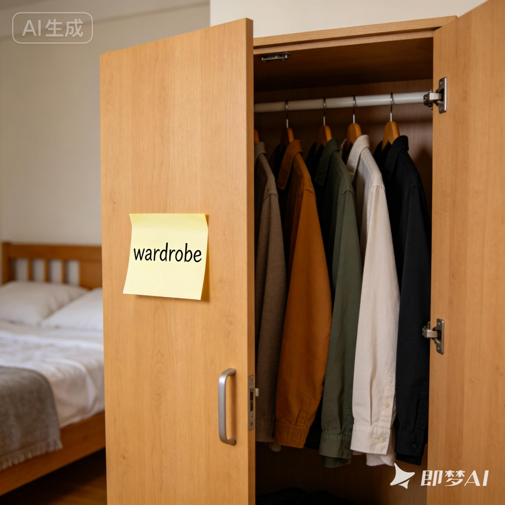 wardrobe是什么意思_wardrobe怎么读_音标'wɔ-drəʊb