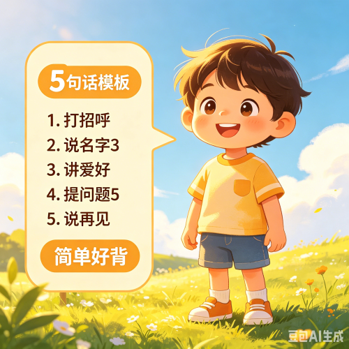 三年级英语简单自我介绍