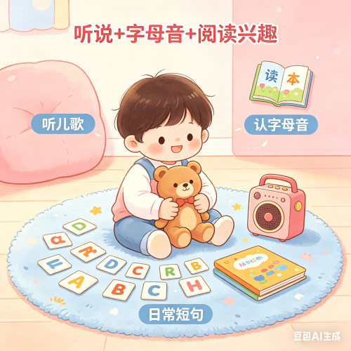 5岁宝宝英语启蒙学什么