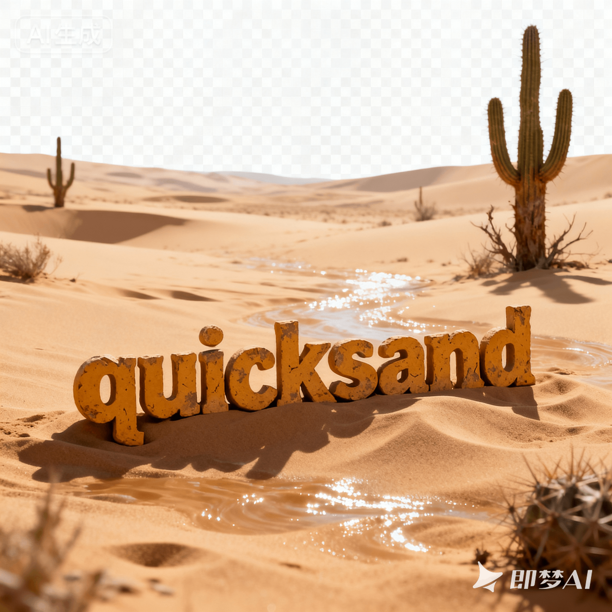 quicksand是什么意思_quicksand怎么读_音标ˈkwɪksænd