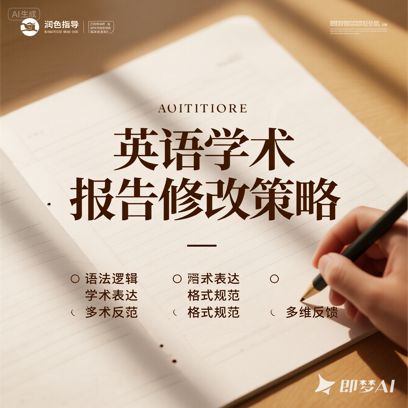 如何进行英语学术报告的修改？