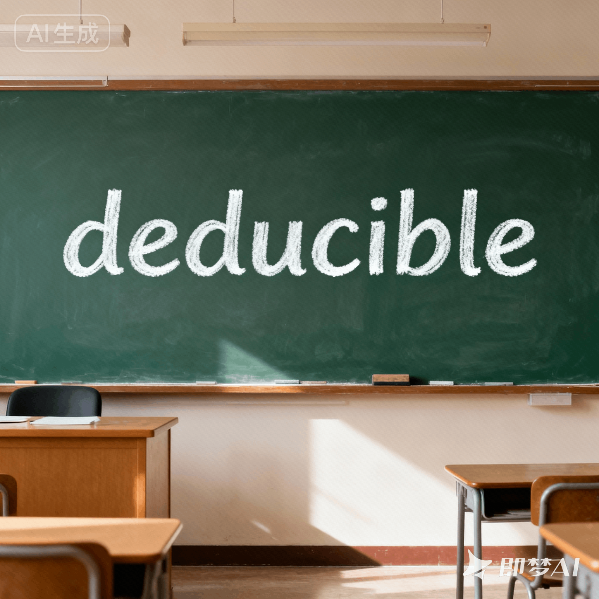 deducible是什么意思_deducible怎么读_音标dɪ'dju-səbl