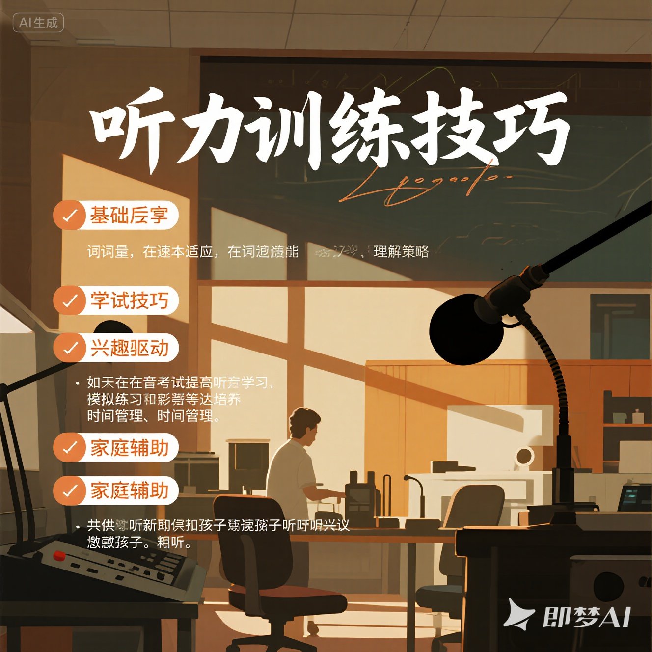 六年级英语听力训练实用技巧？
