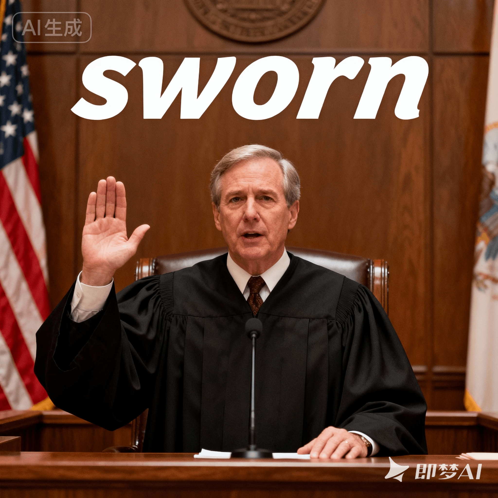 sworn是什么意思_sworn怎么读_音标swɔ-n, swəʊrn