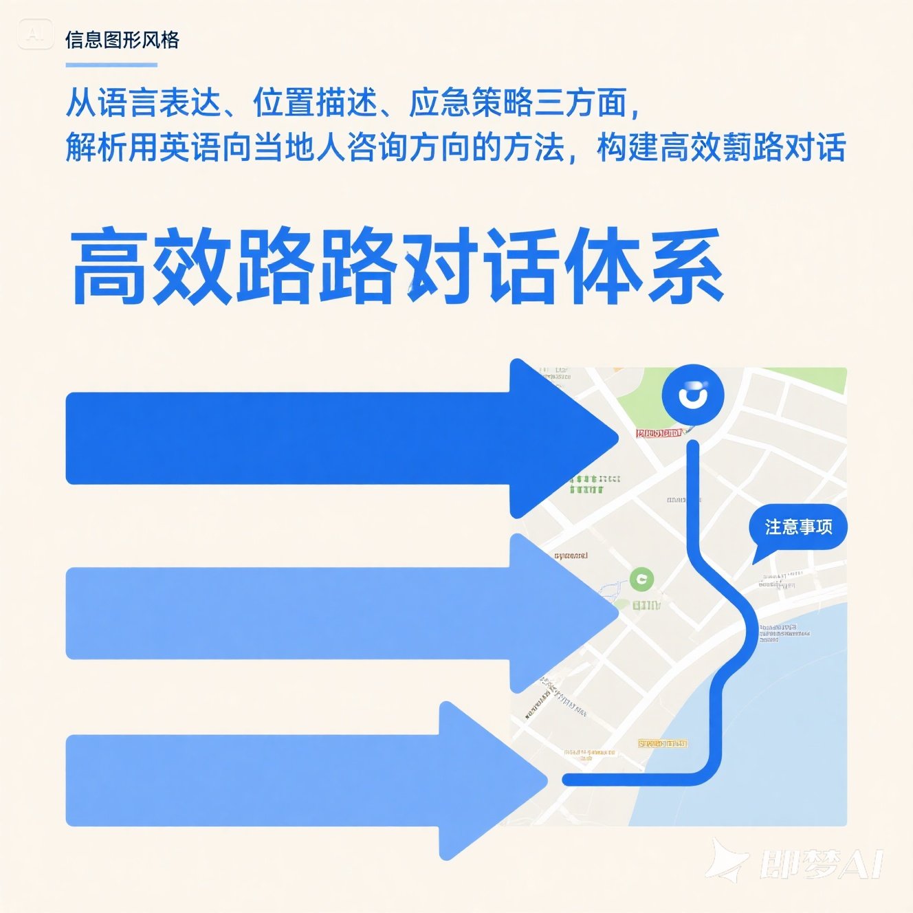 如何用英语向当地人咨询方向？