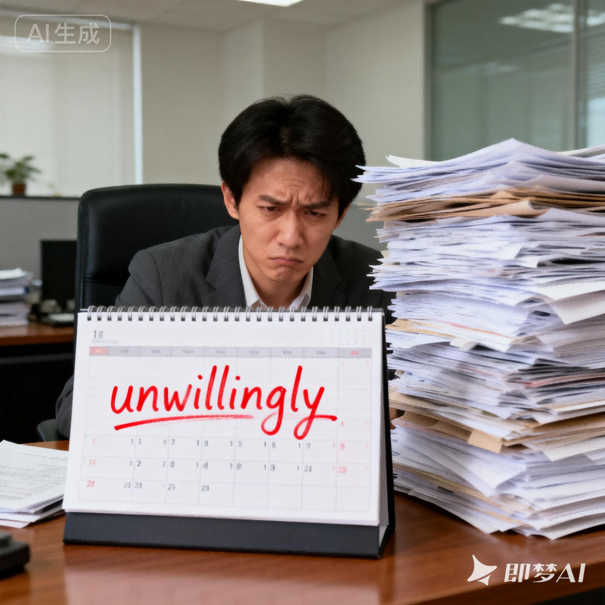 unwillingly是什么意思_unwillingly怎么读_音标ʌn'wɪlɪŋlɪ