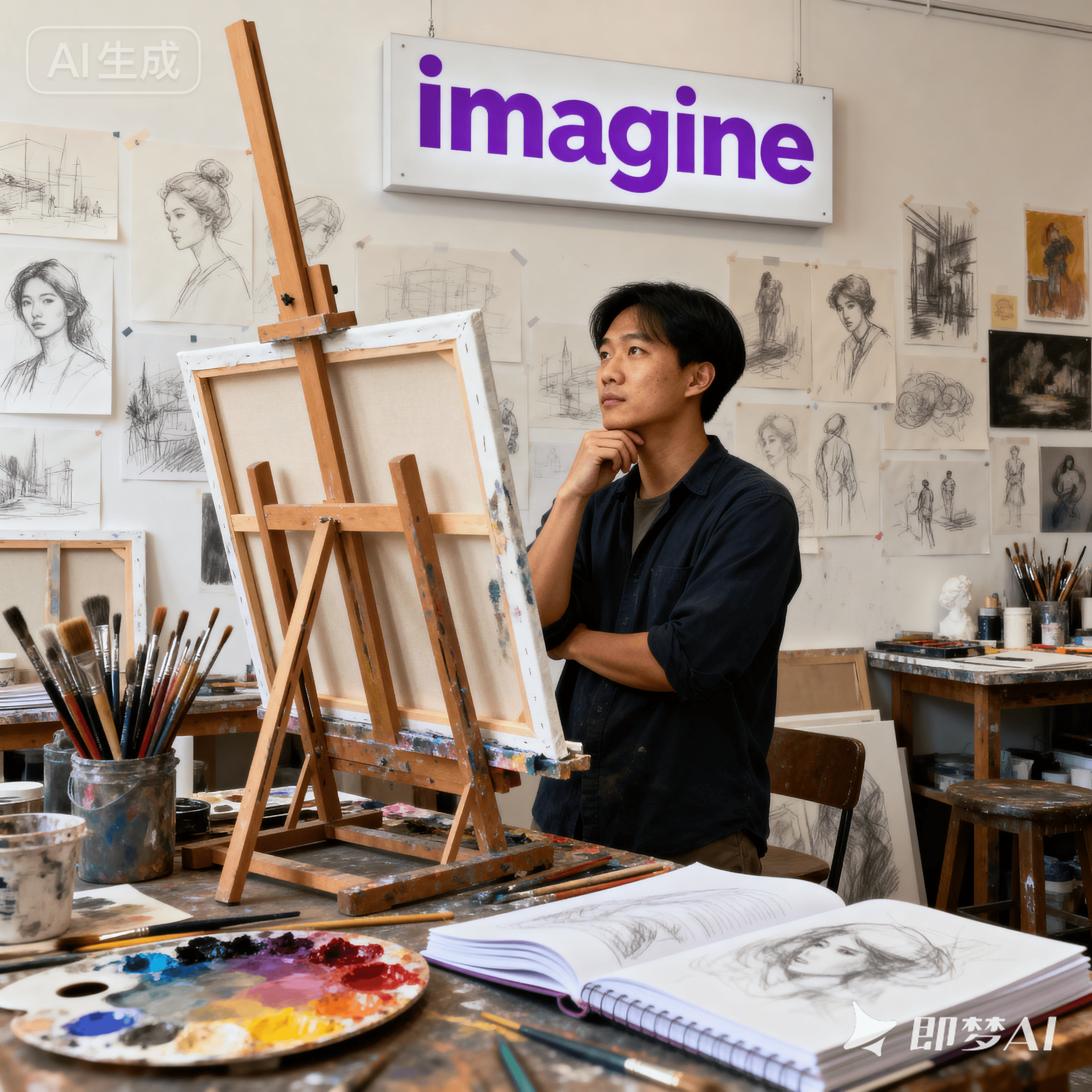 imagine是什么意思_imagine怎么读_音标ɪ'mædʒɪn