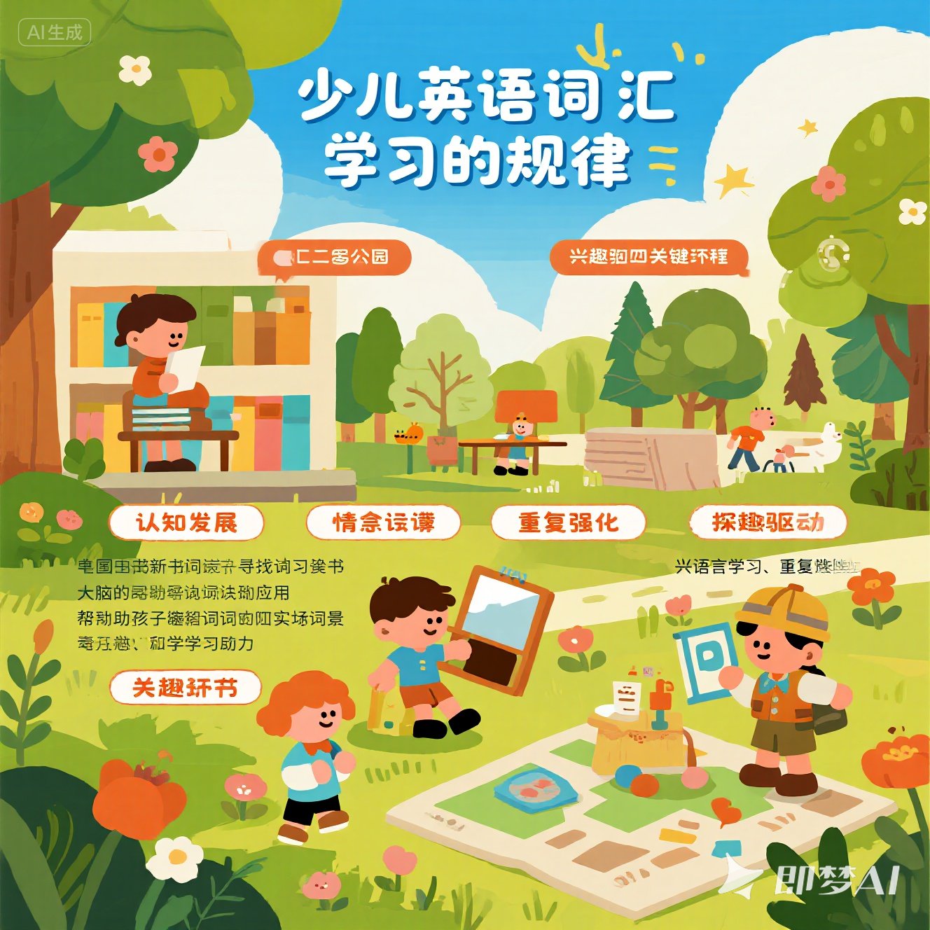 少儿英语词汇学习的规律探索？