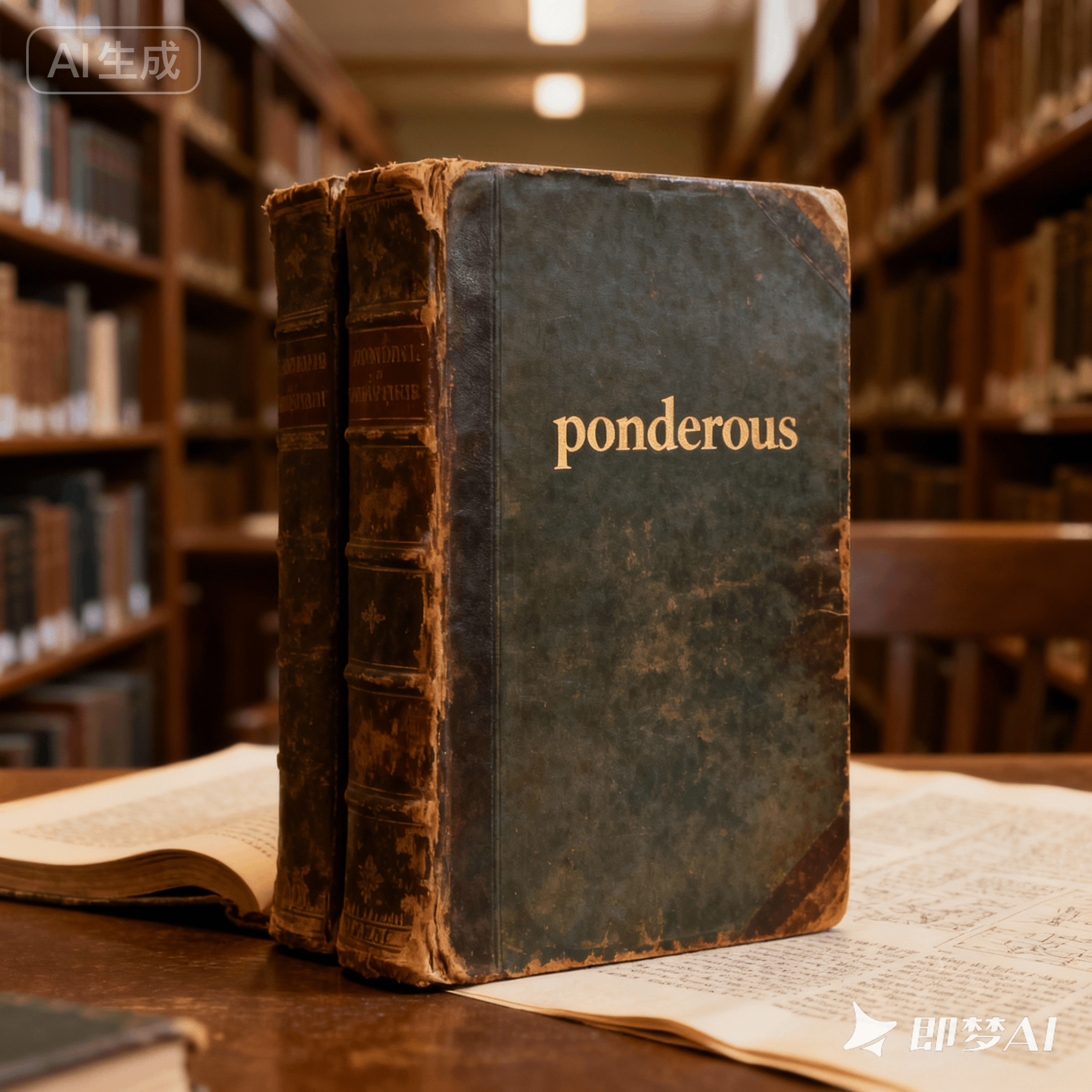 ponderous是什么意思_ponderous怎么读_音标ˈpɒndərəs