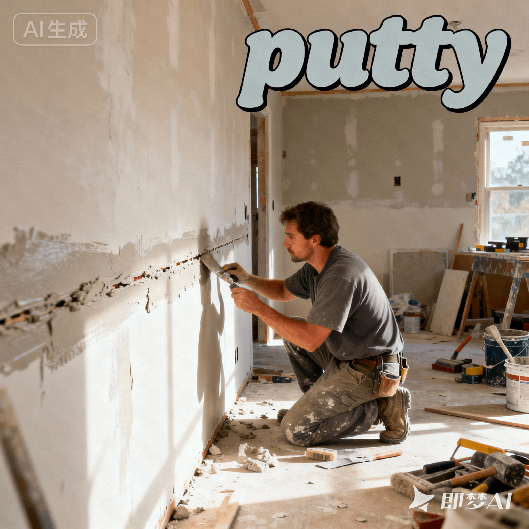 putty是什么意思_putty怎么读_音标'pʌti