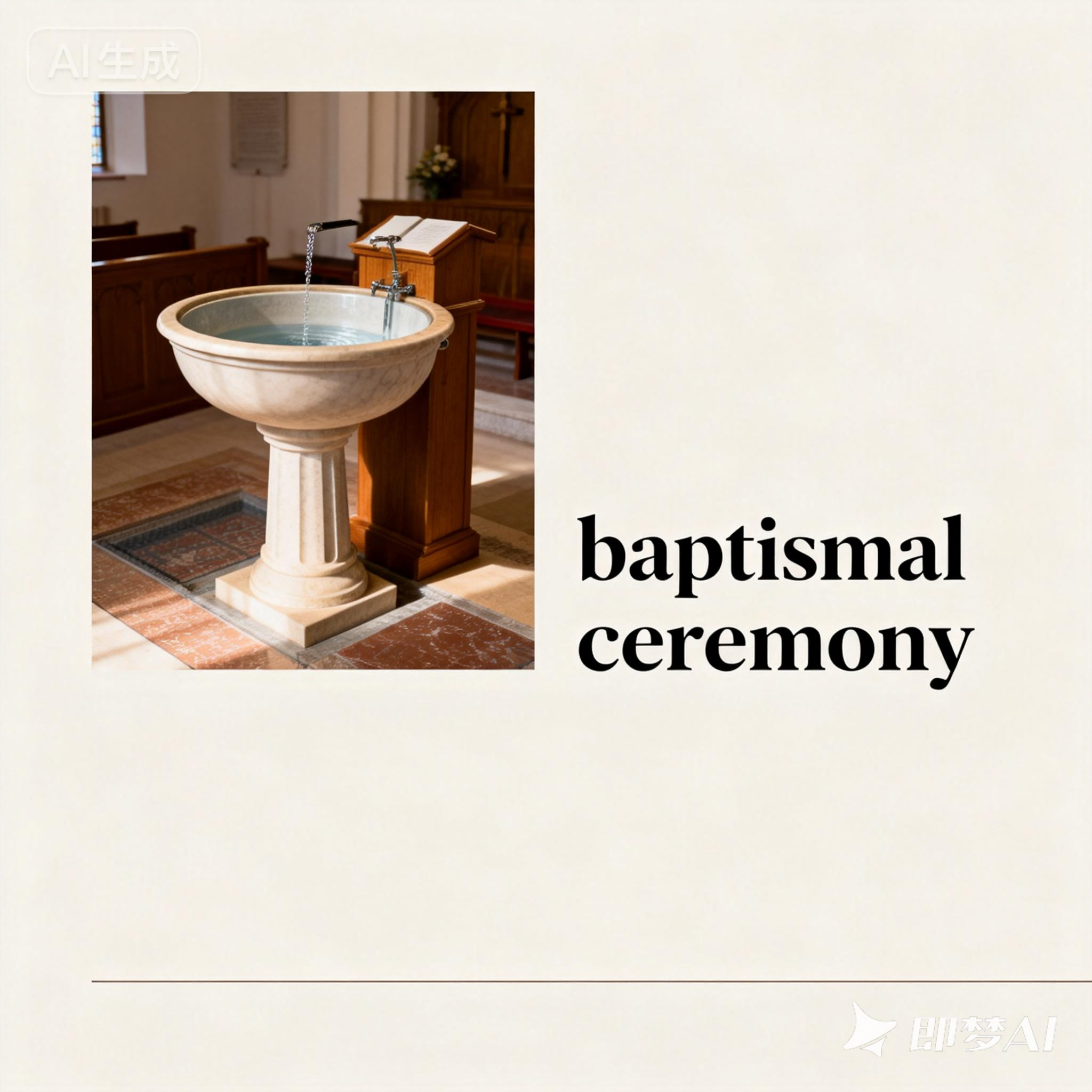 baptismal是什么意思_baptismal怎么读_音标bæpˈtɪzməl