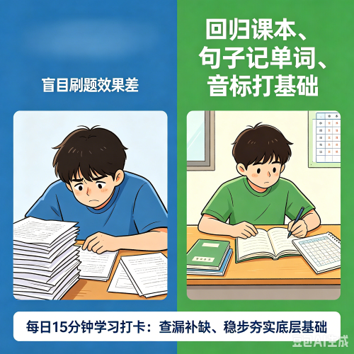 六年级英语差的很怎样才能补起来