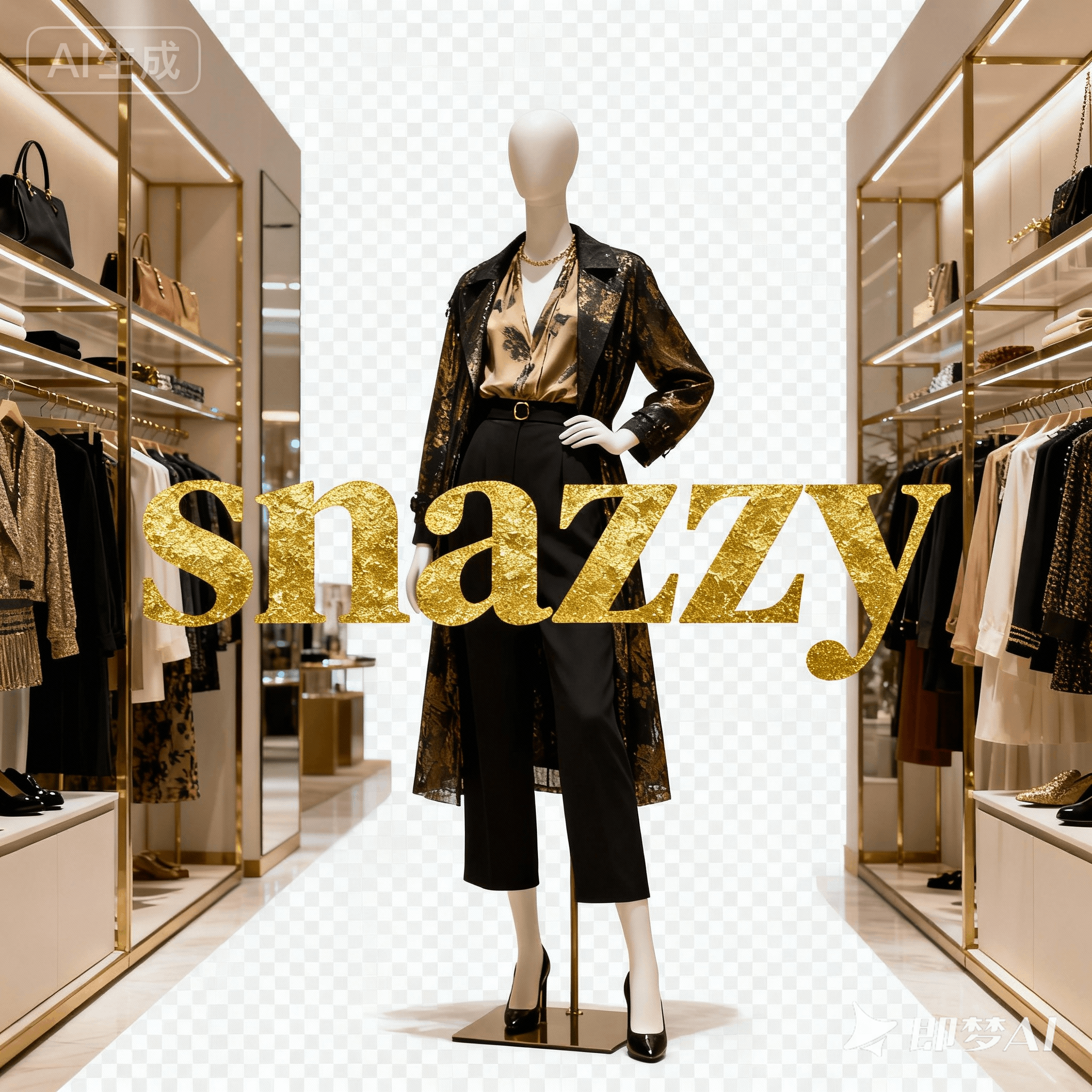 snazzy是什么意思_snazzy怎么读_音标'snæzɪ