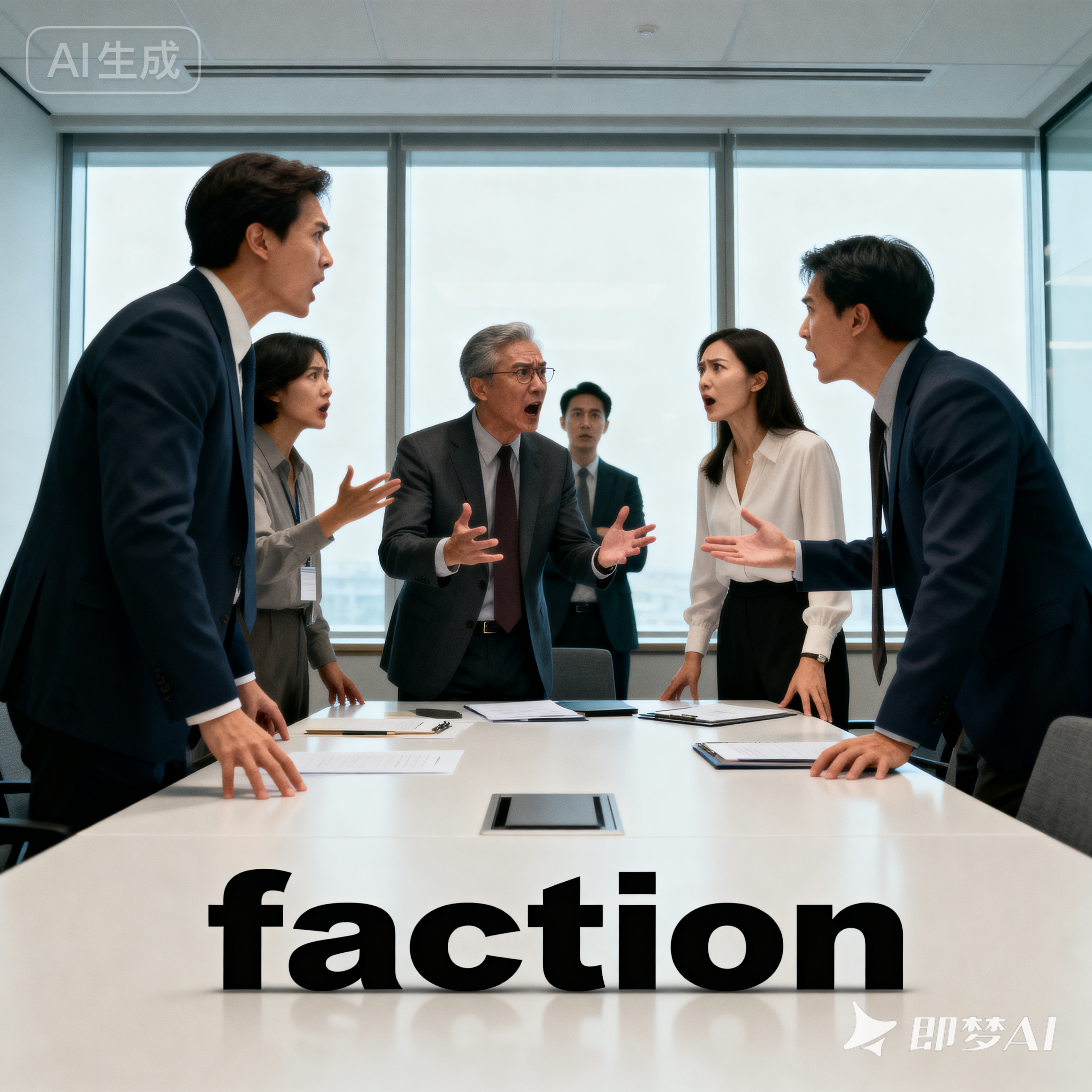 faction是什么意思_faction怎么读_音标ˈfækʃn