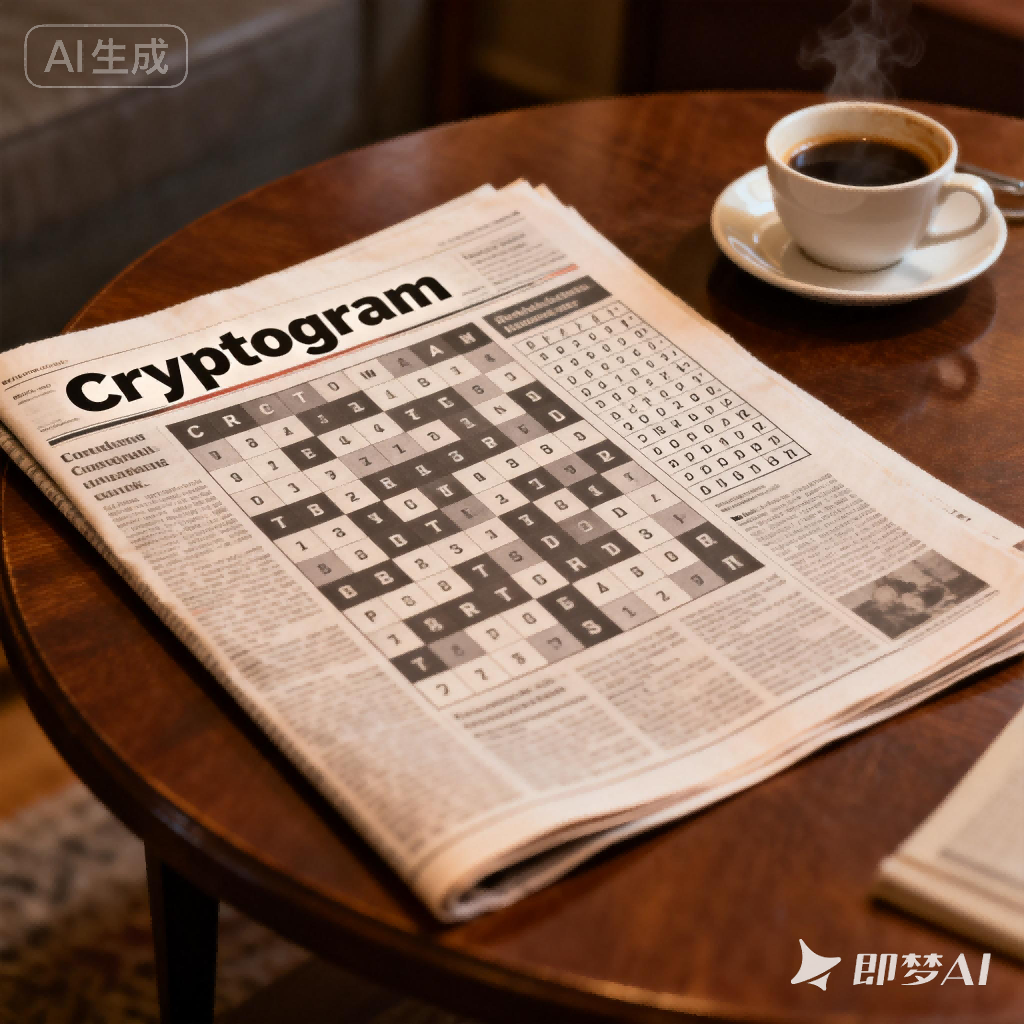 cryptogram是什么意思_cryptogram怎么读_音标'kriptәugræm