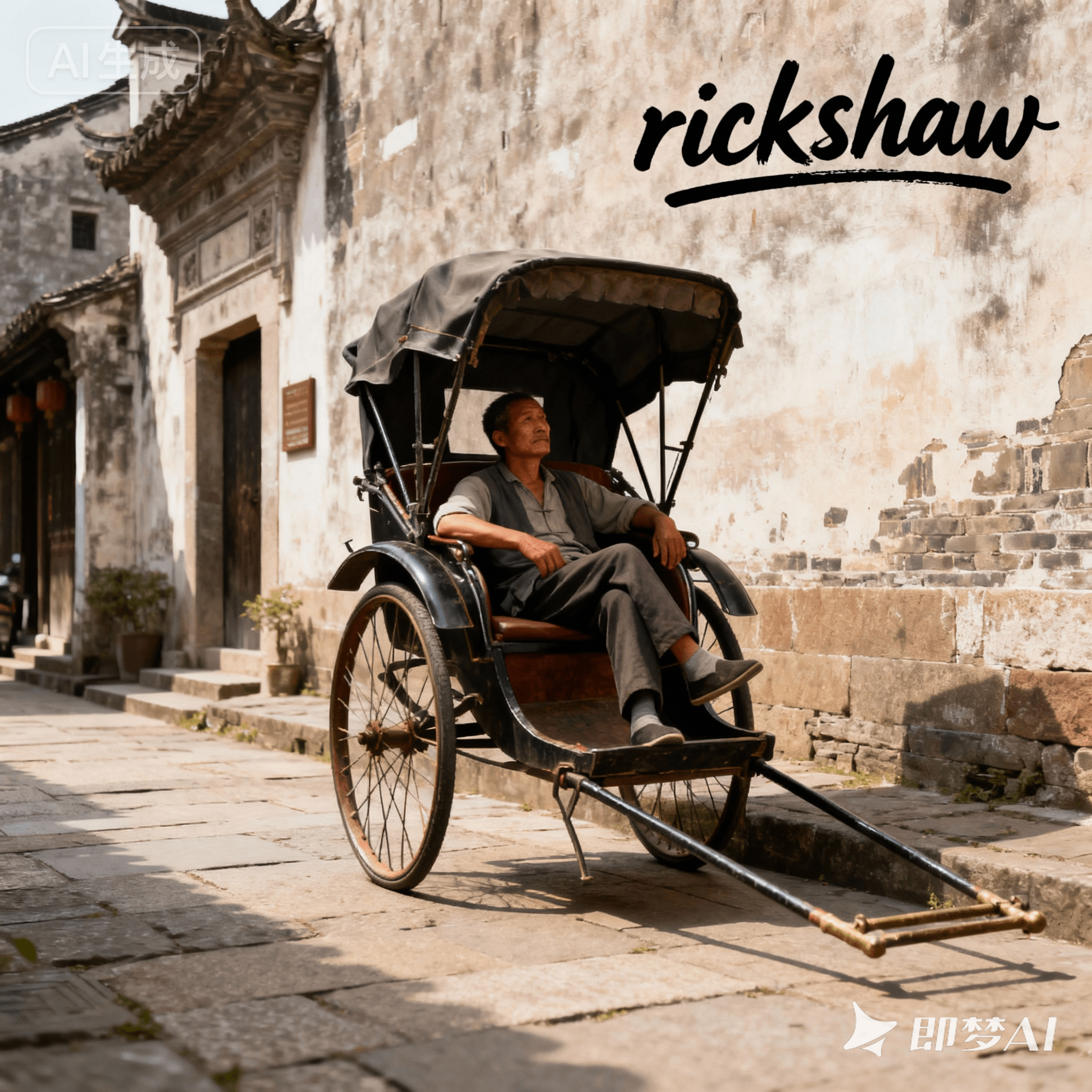 rickshaw是什么意思_rickshaw怎么读_音标ˈrɪkʃɔ-