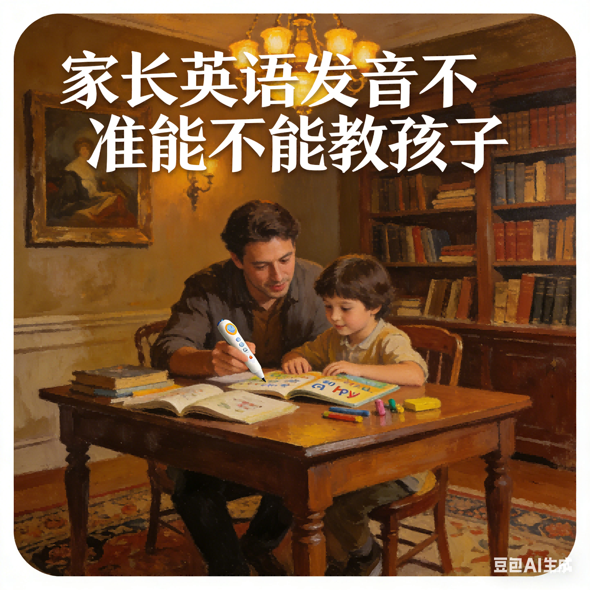 家长英语发音不准能不能教孩子