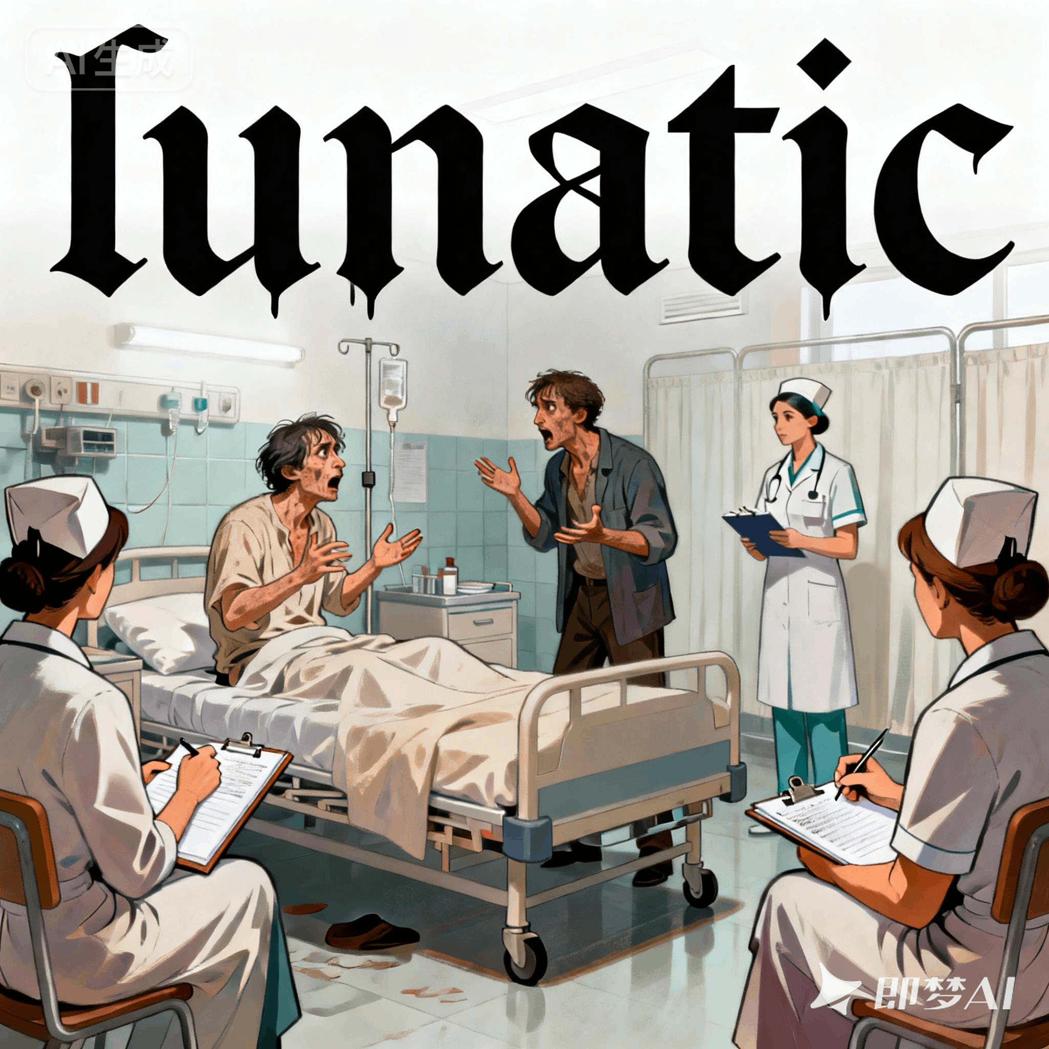 lunatic是什么意思_lunatic怎么读_音标ˈlu-nətɪk