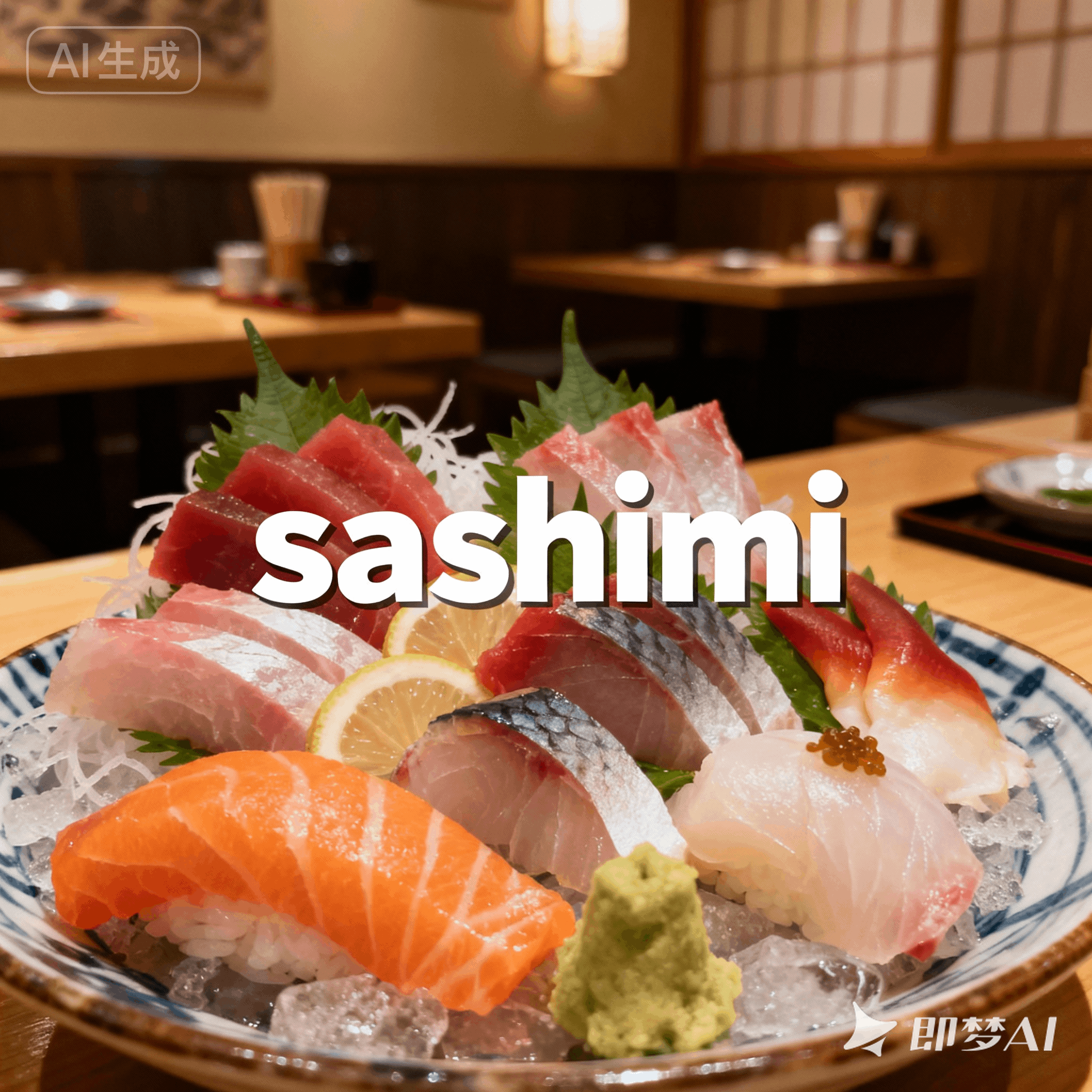 sashimi是什么意思_sashimi怎么读_音标sɑ-ˈʃi-mi