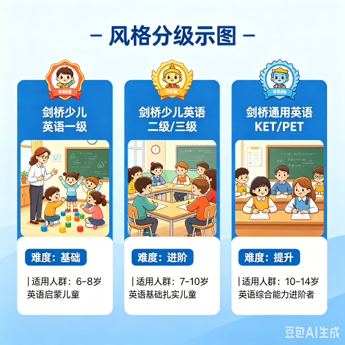 小学英语考级一共有几个等级