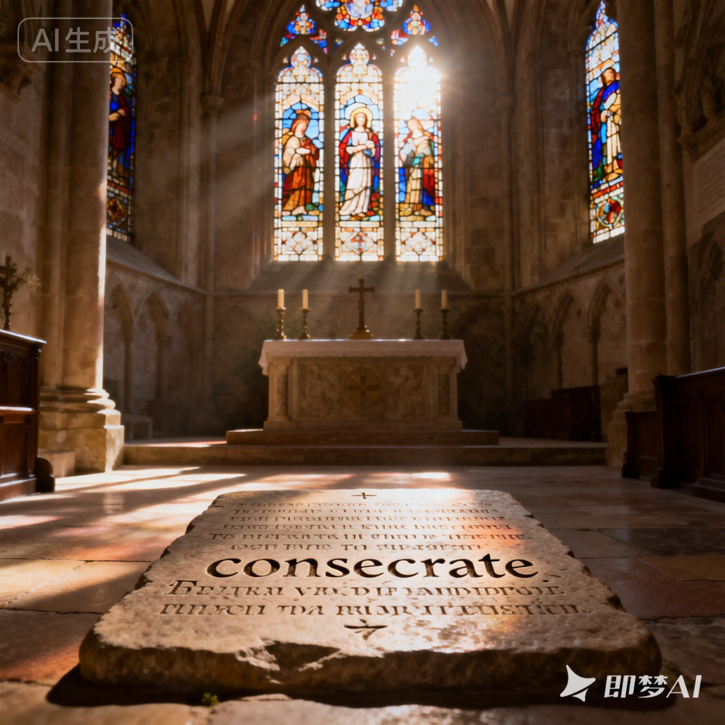 consecrate是什么意思_consecrate怎么读_音标'kɒnsɪkreɪt